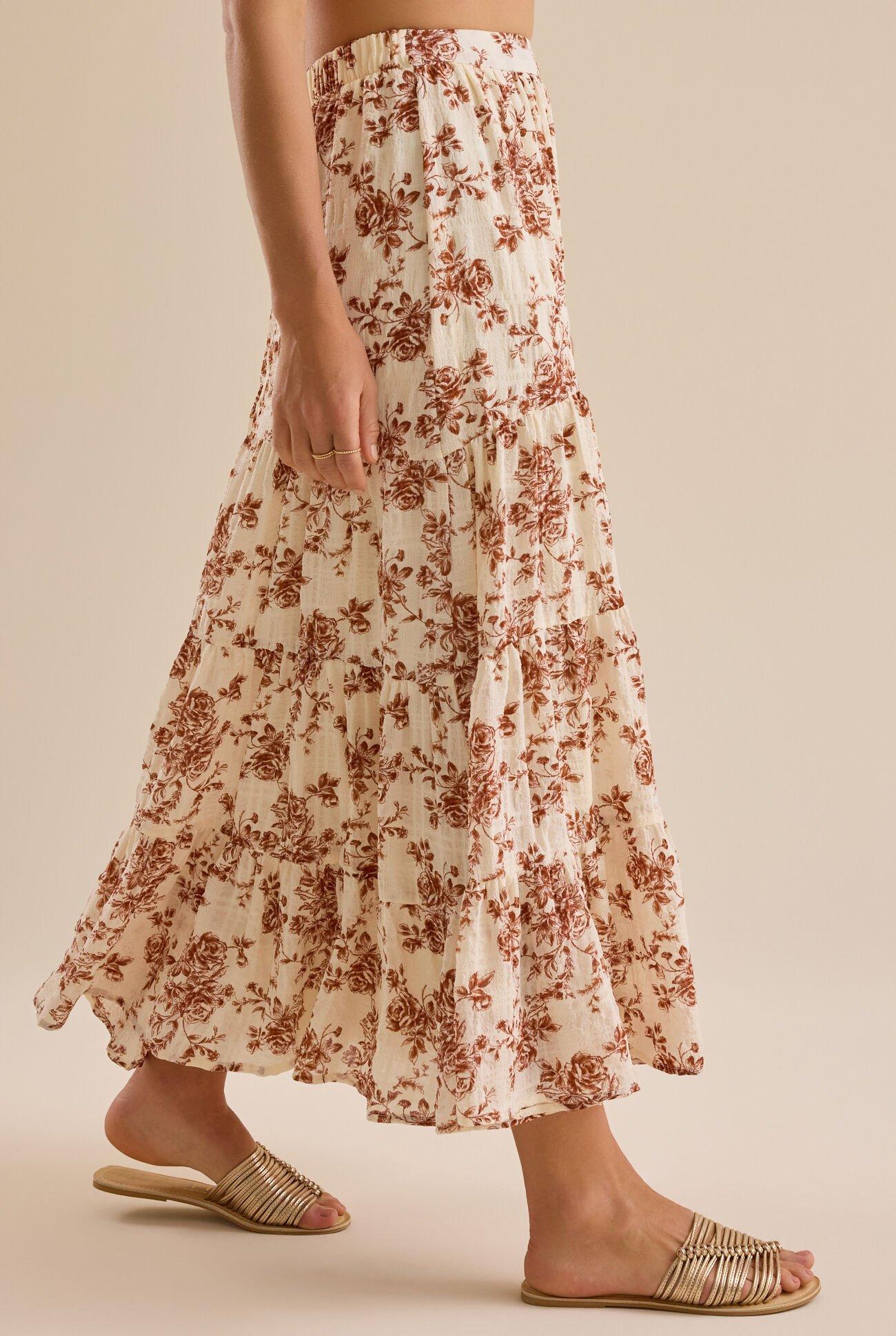 Daphne Floral Maxi Skirt Product Image