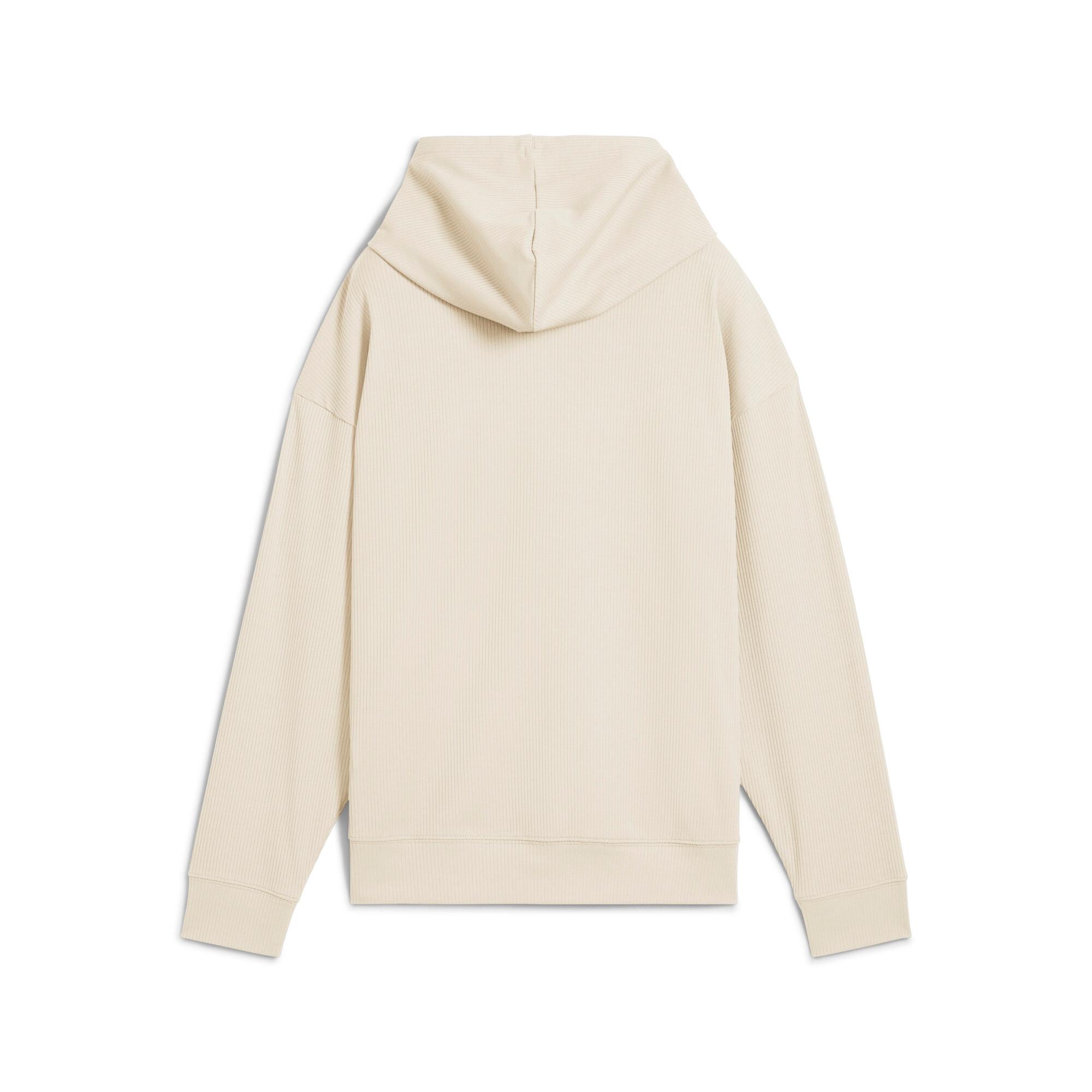 PUMA ESS ELEVATED Comfort Rib Hoodie Women Product Image