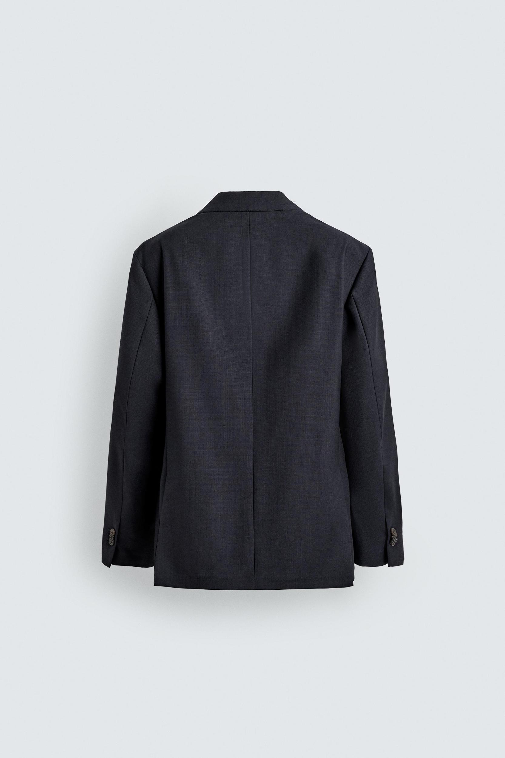 100% WOOL RELAXED FIT BLAZER Product Image