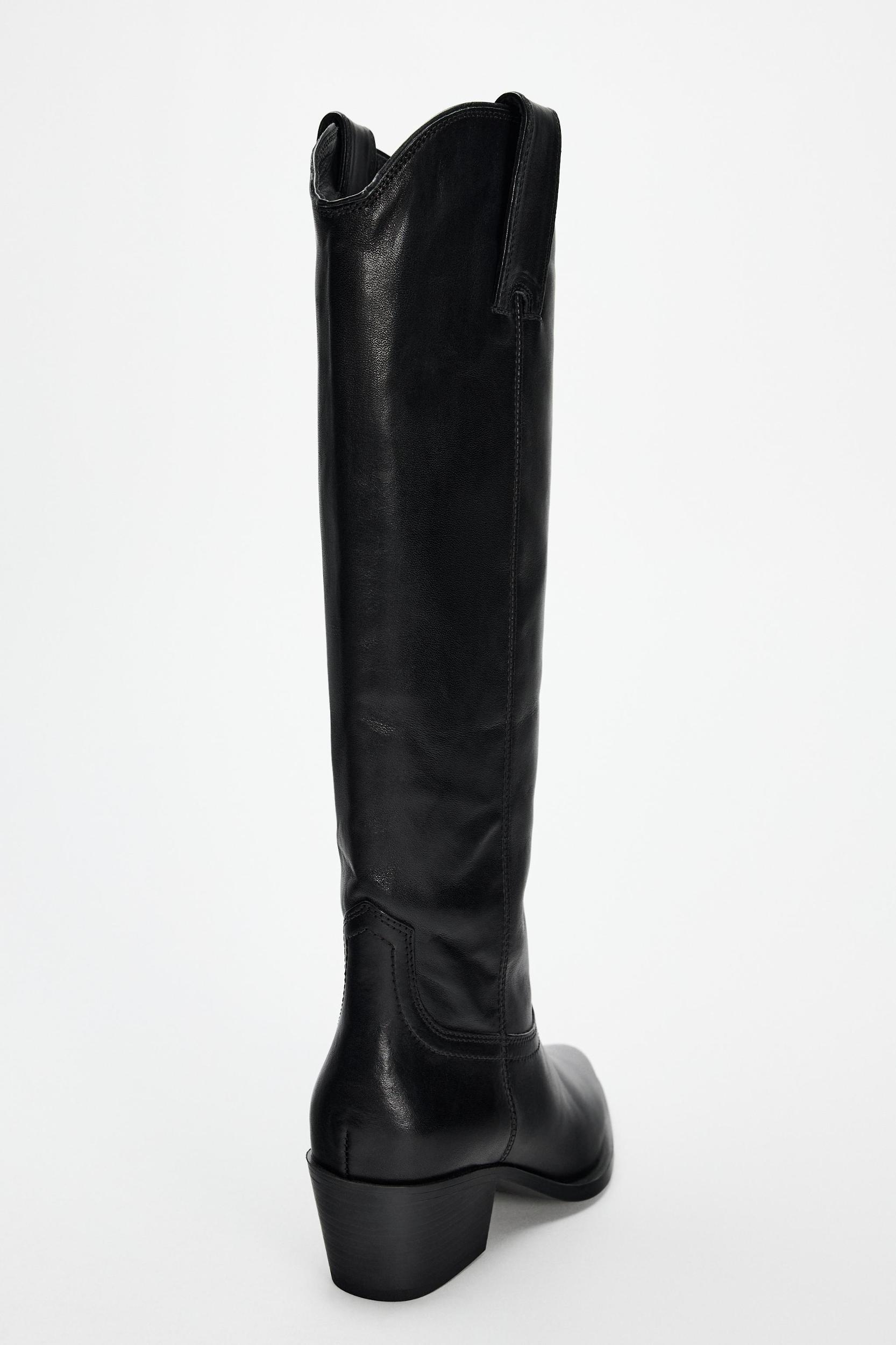 LEATHER COWBOY BOOTS Product Image