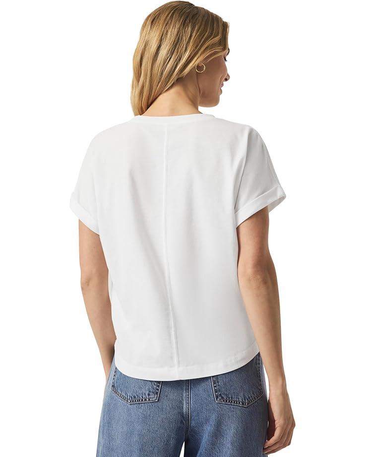 Zoe Short Sleeve Cotton Modal Slub Crew Neck Product Image
