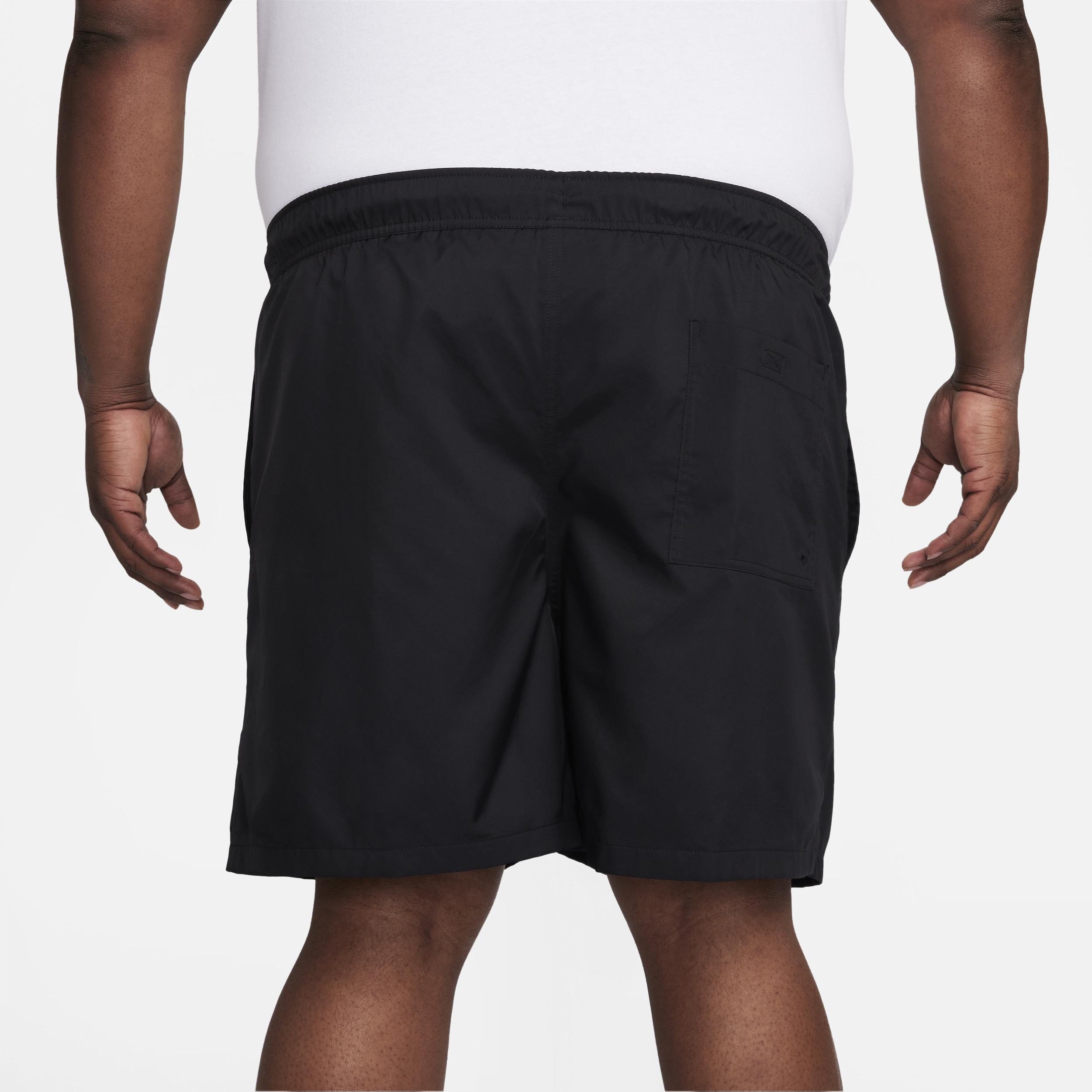 Nike Mens Nike Club Flow Shorts - Mens Black/White Product Image