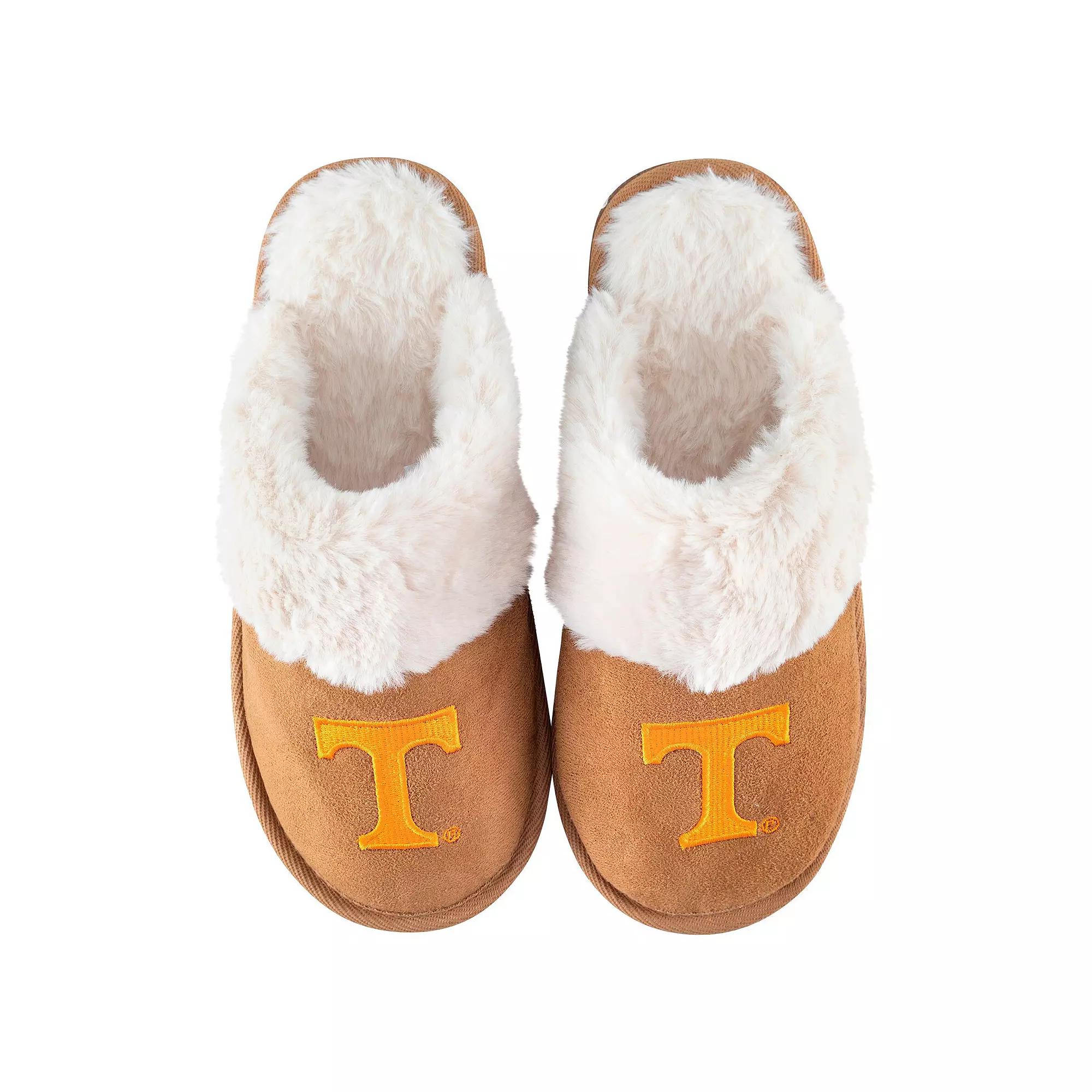Women's ZooZatz Brown Tennessee Volunteers Faux Fur Slippers, Size: 9-10 Product Image