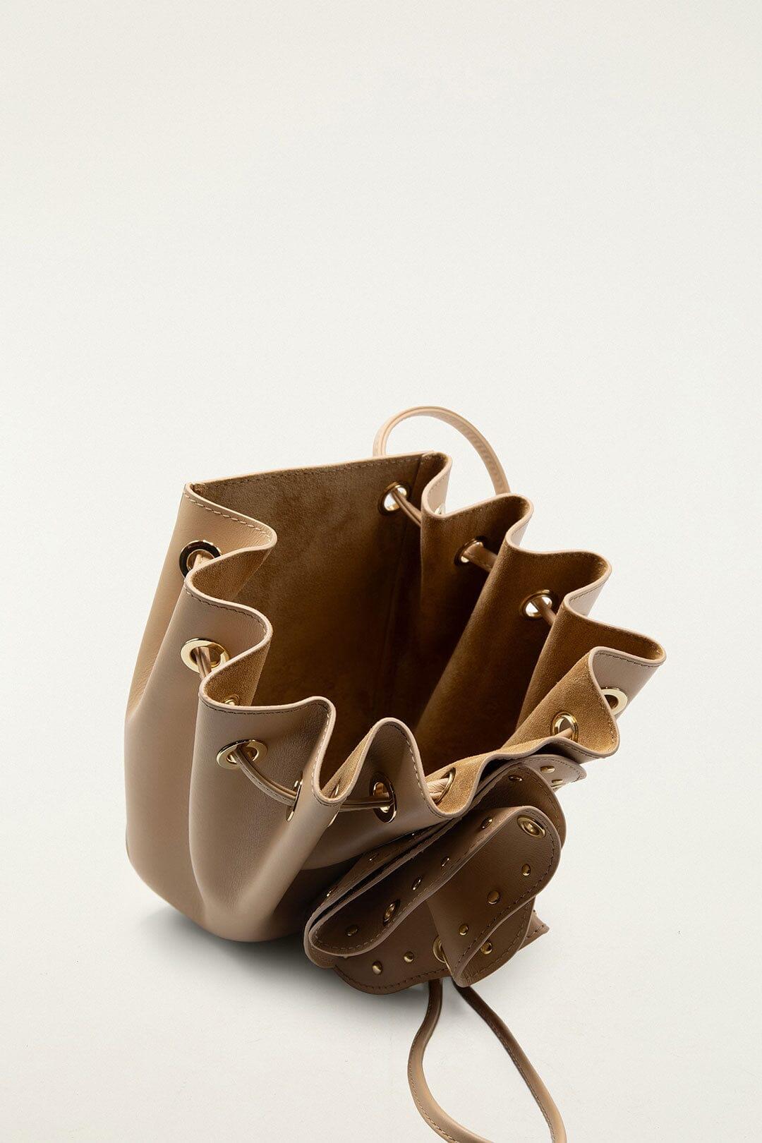 Brown Fringe Heeled Sandal Product Image