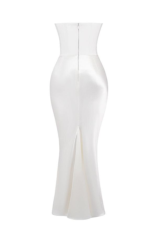 Persephone  ivory strapless corset dress Product Image
