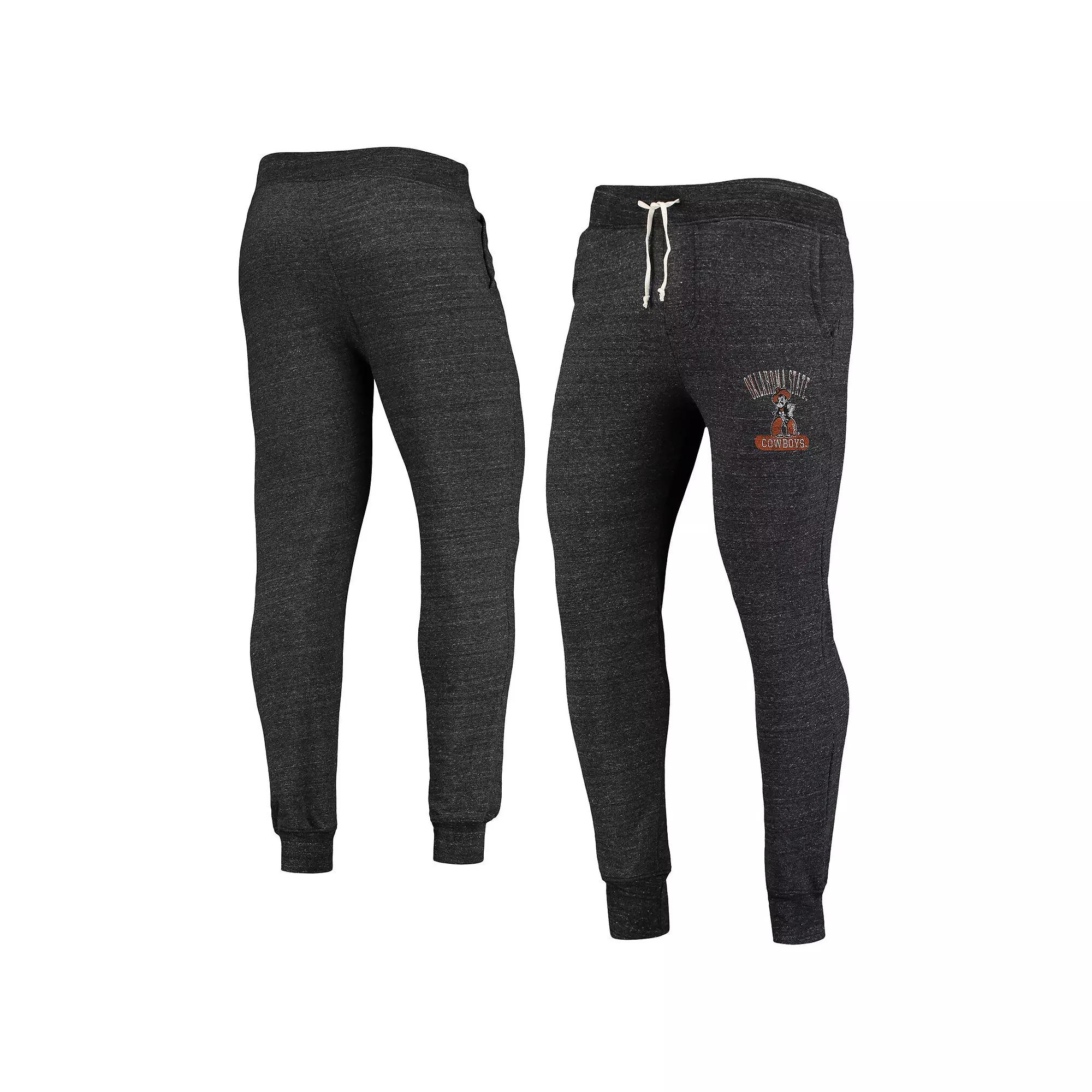 Men's Alternative Apparel Black Oklahoma State Cowboys Dodgeball Tri-Blend Pants, Size: XL Product Image