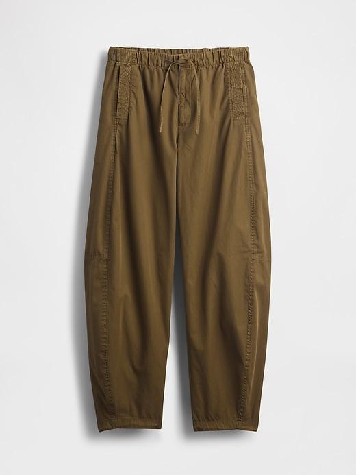 Mid Rise Barrel Parachute Pants Product Image