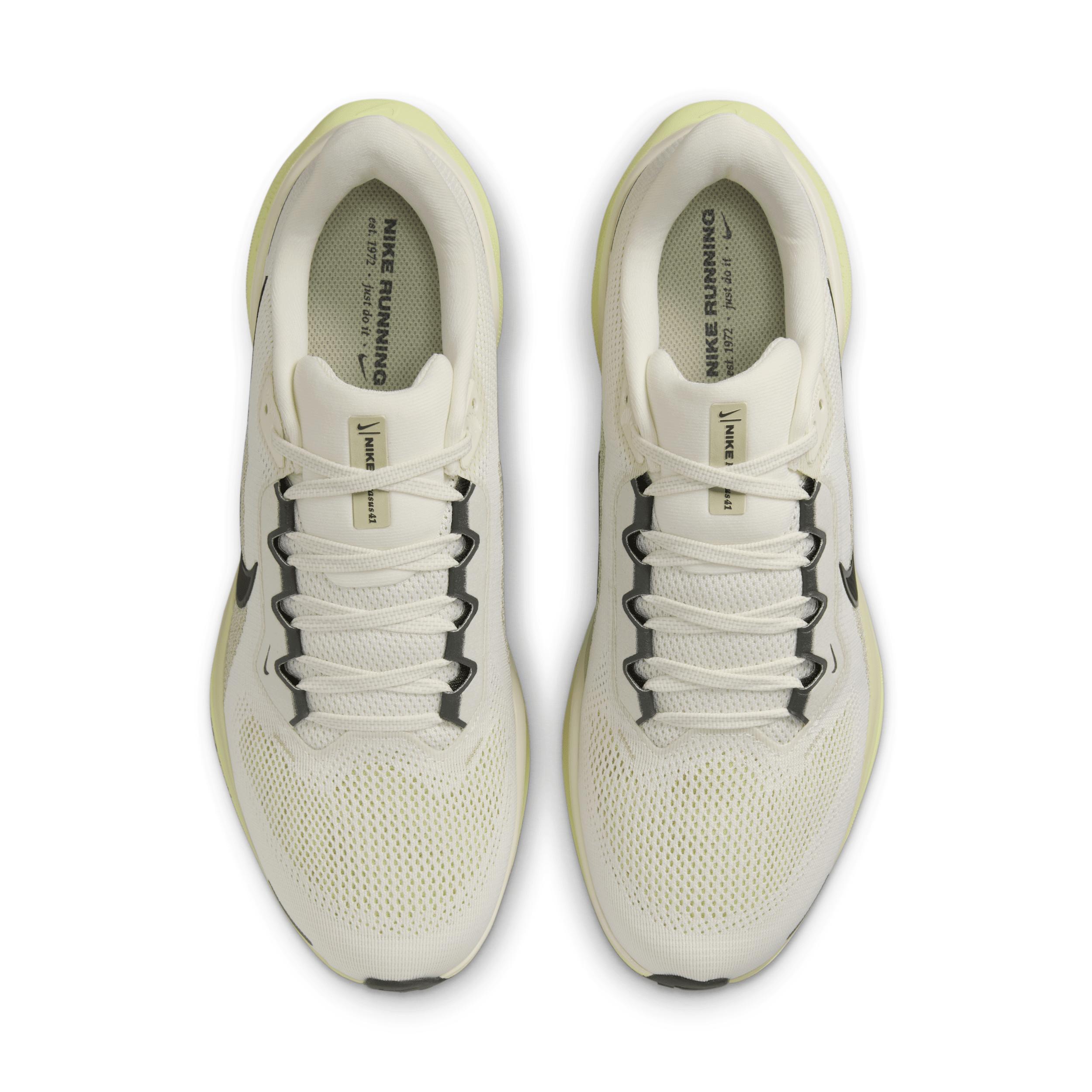 Nike Mens Nike Air Zoom Pegasus 41 - Mens Running Shoes Sequoia/Limelight/Pale Ivory Product Image