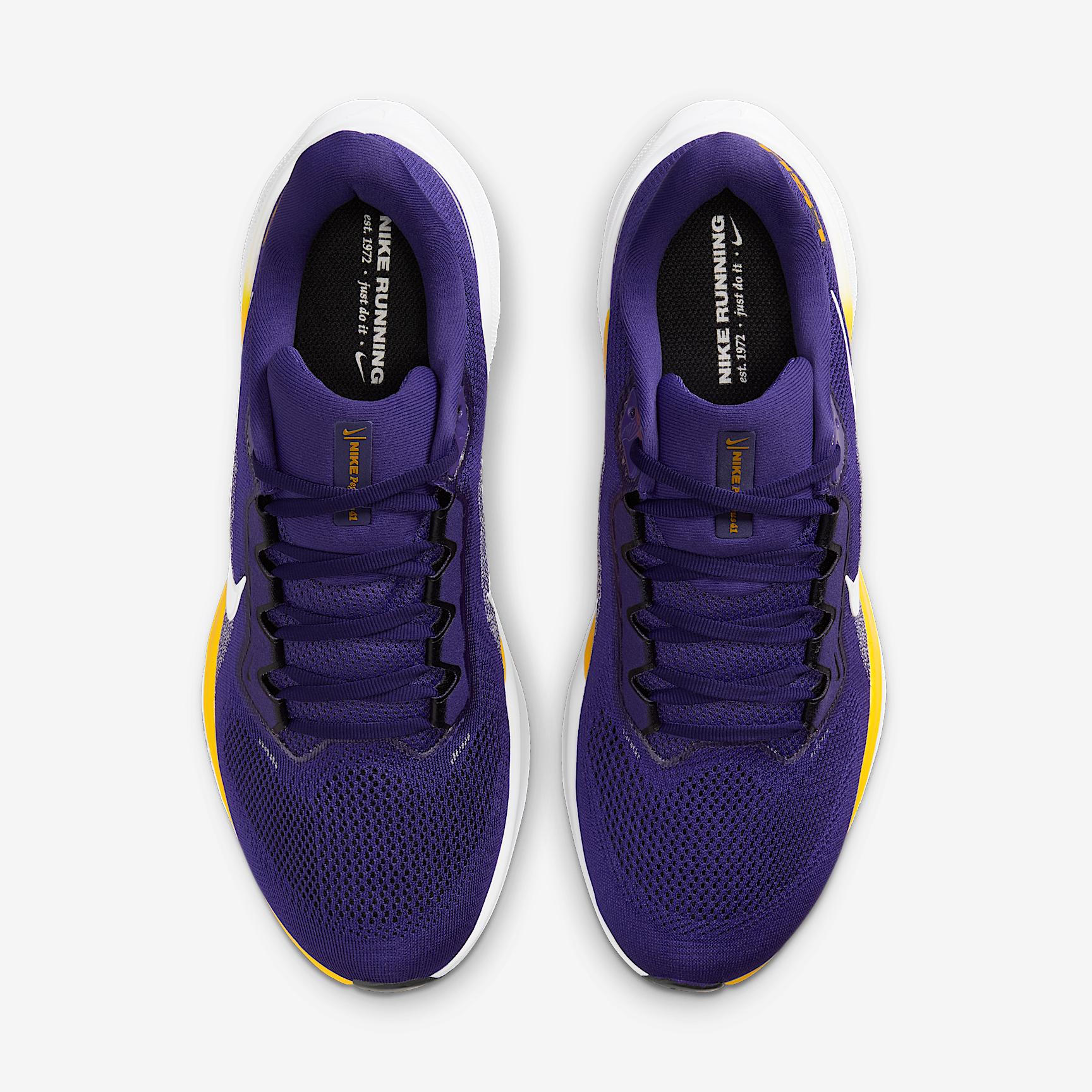 LSU Pegasus 41 Men's Nike College Road Running Shoes Product Image