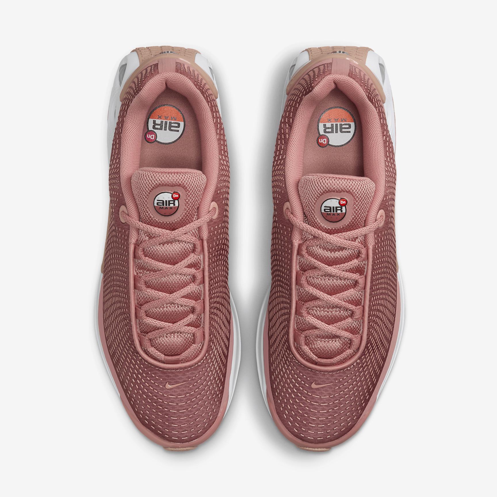 Nike Womens Nike Air Max DN - Womens Running Shoes Red Stardust/Rose Whisper/Canyon Rust Product Image