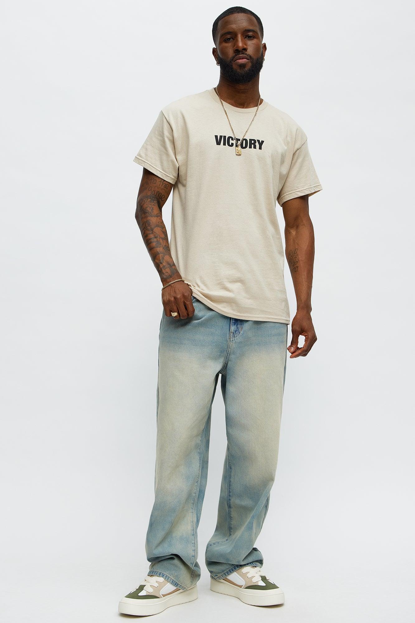 Victory Over All Short Sleeve Tee - Sand Product Image