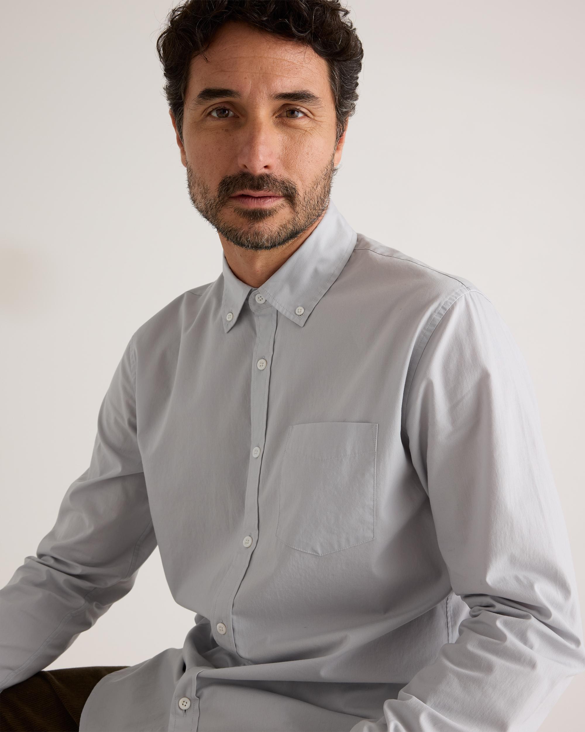 Quince | Men's Stretch Poplin Shirt Organic Cotton Product Image