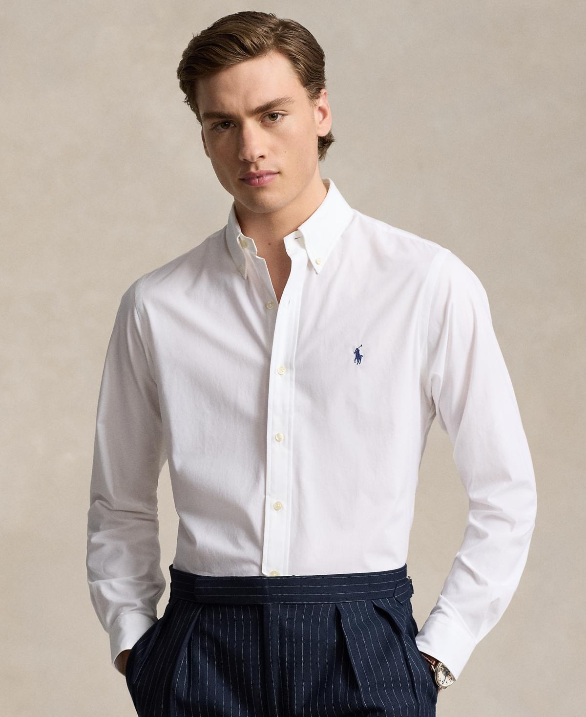 POLO RALPH LAUREN Long Sleeve Sport Shirt Clothing In White Product Image