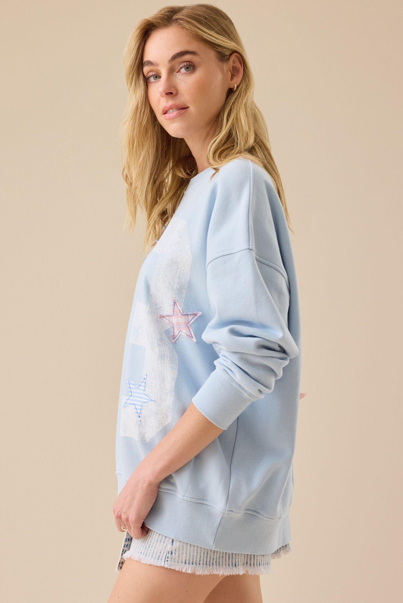 13 Star Graphic Sweatshirt Product Image