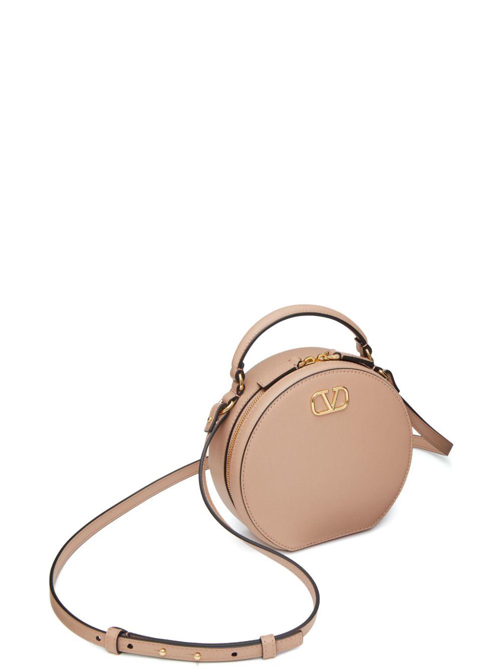 VLogo Signature leather mini bag Product Image