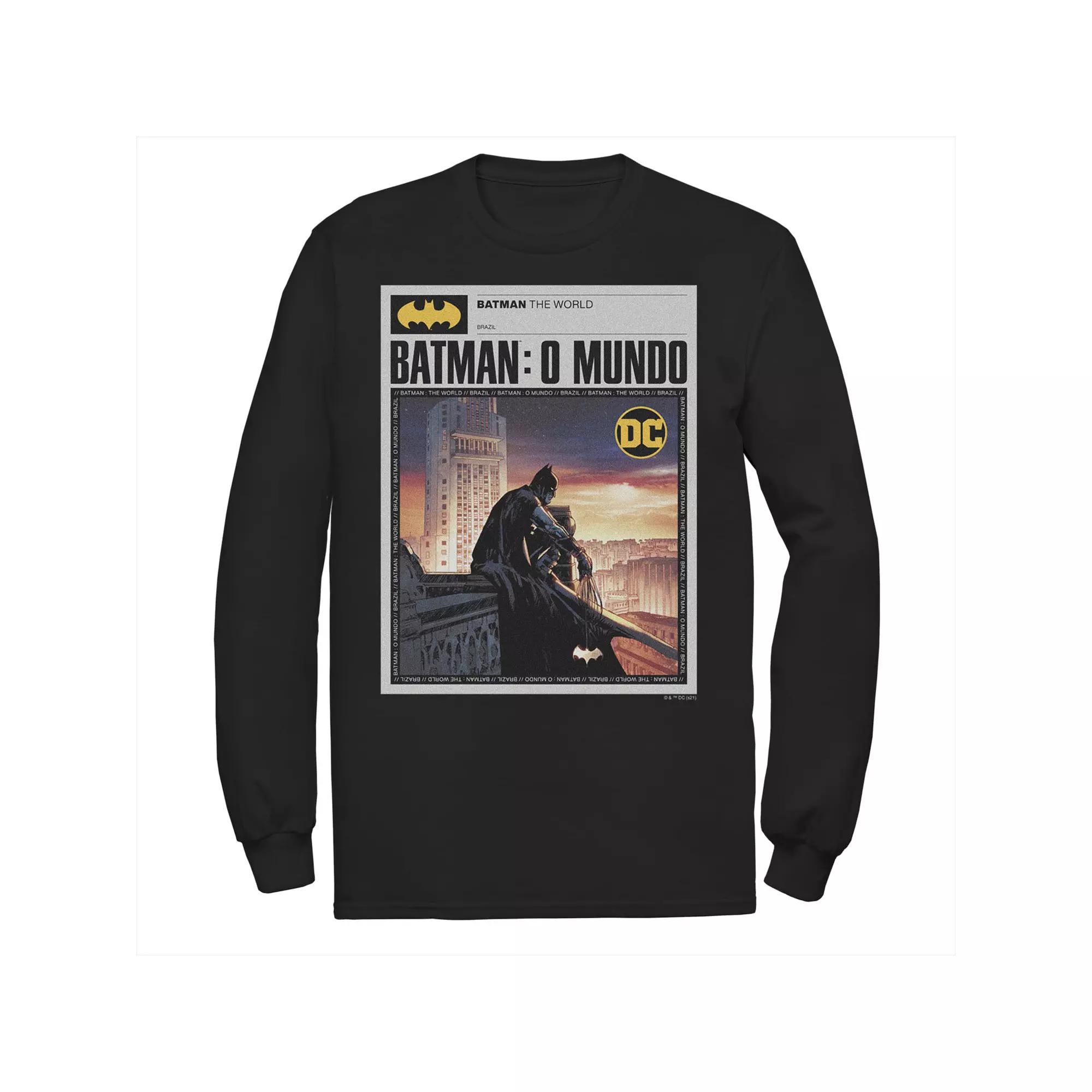 Men's Batman: The World Mexico News Poster Tee, Boy's,  Product Image