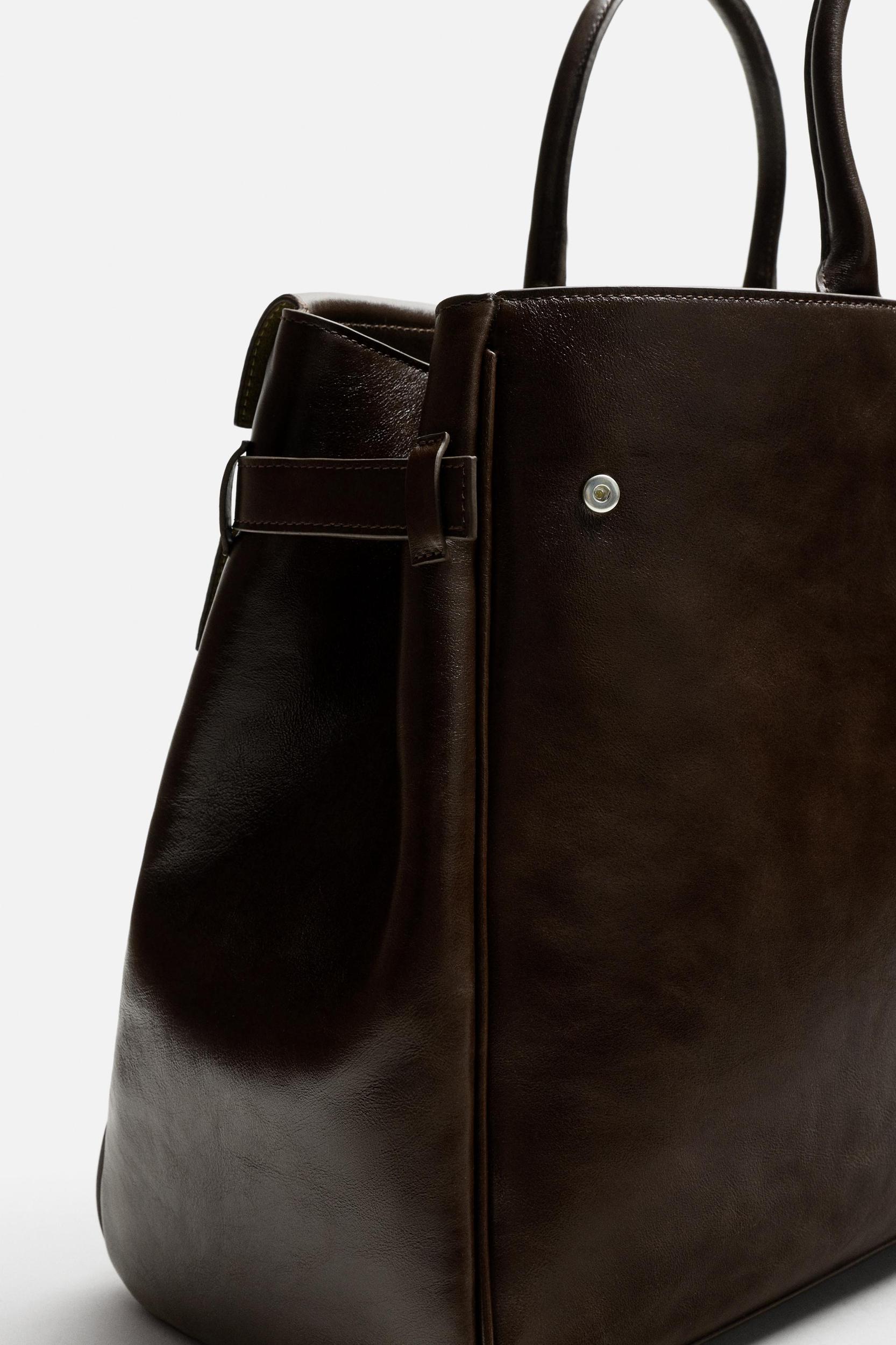 LEATHER HANDBAG Product Image