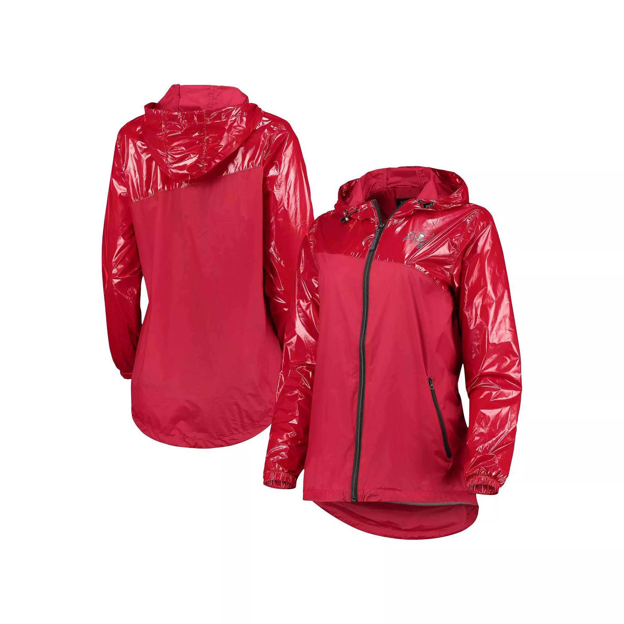 Women's G-III 4Her by Carl Banks Red Tampa Bay Buccaneers Double-Coverage Full-Zip Hoodie Jacket, Size: XL Product Image