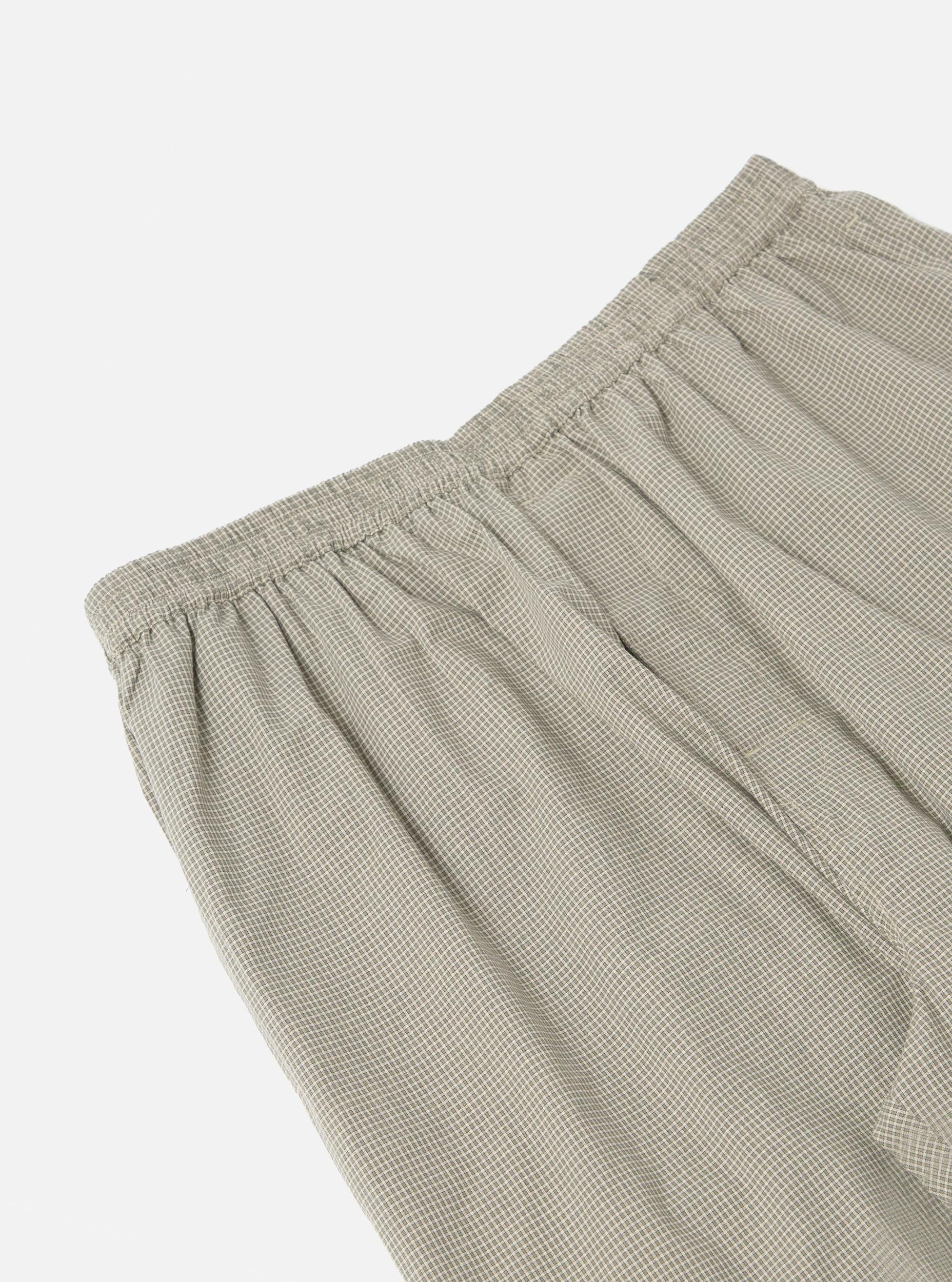 Green Tiny Check Long Pyjama Set Product Image