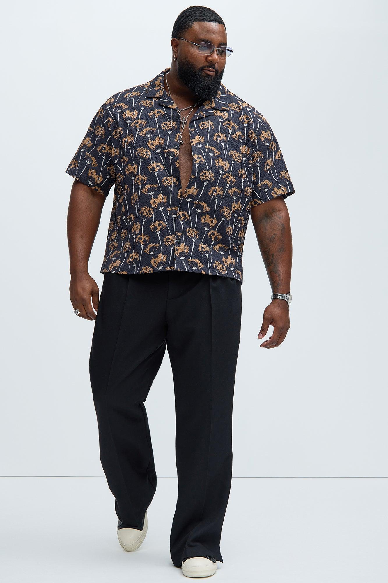 Raven Textured Shirt - Brown/combo Product Image