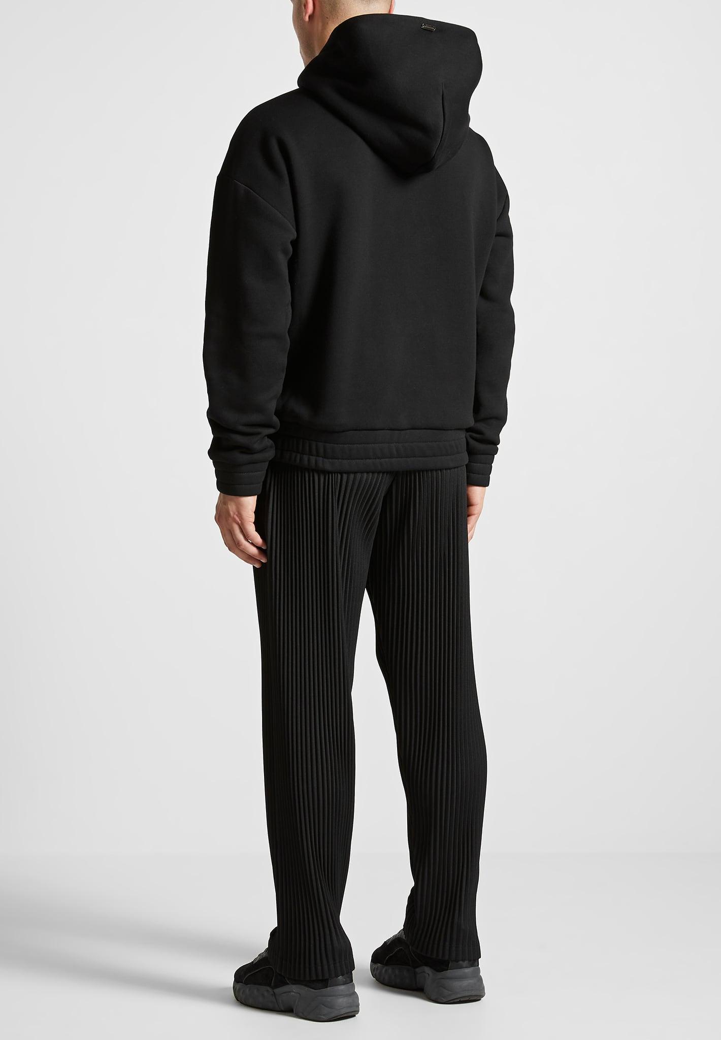 Victor - Eiffel Embossed Hoodie - Black Male Product Image