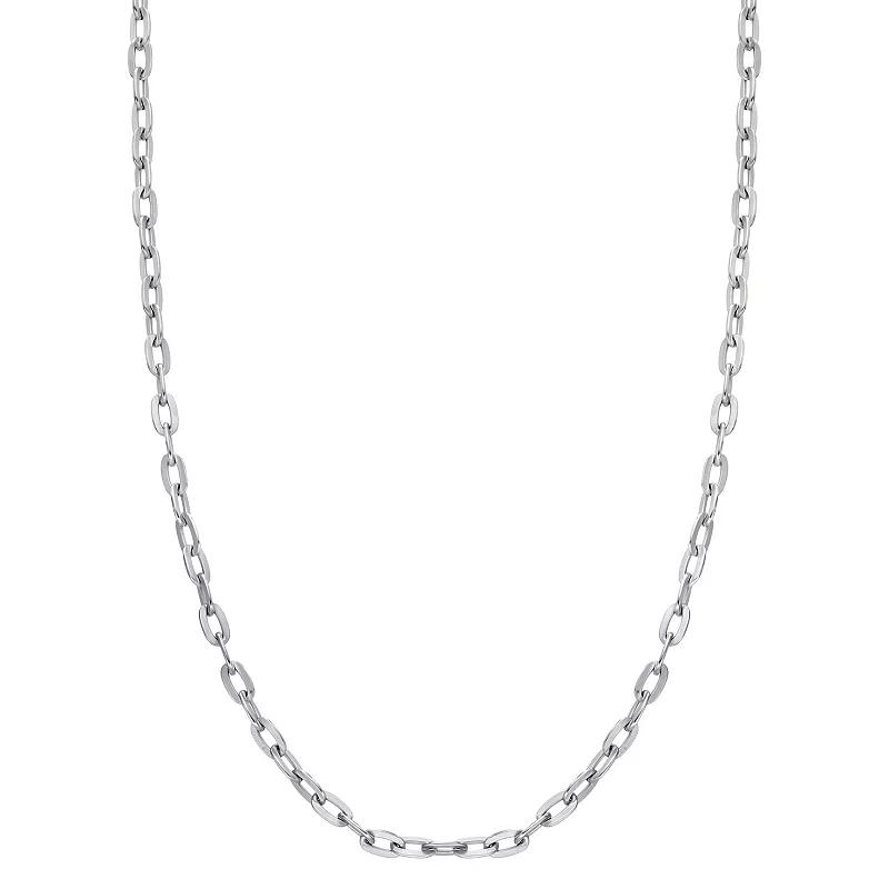 Men's LYNX Stainless Steel Chain Necklace, Size: 18" Product Image