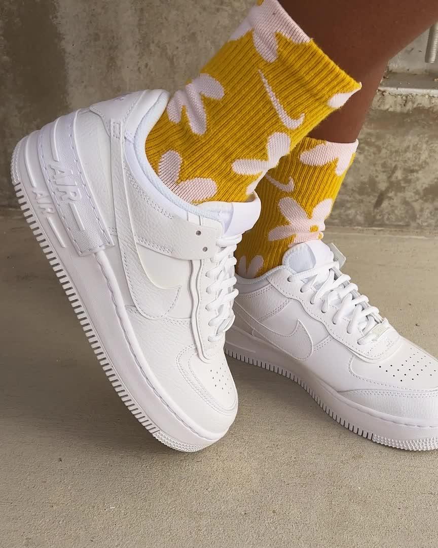 Nike Womens Air Force 1 Shadow Shoes | CI0919-100 Product Image
