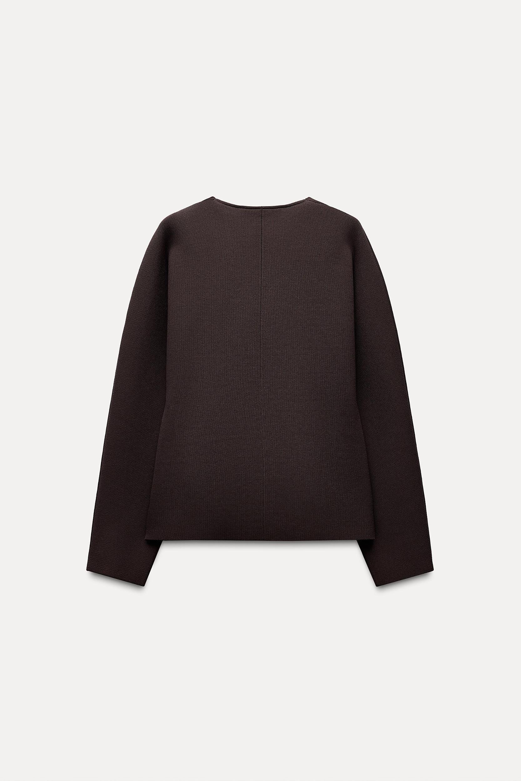 KNIT WRAP TOP Product Image