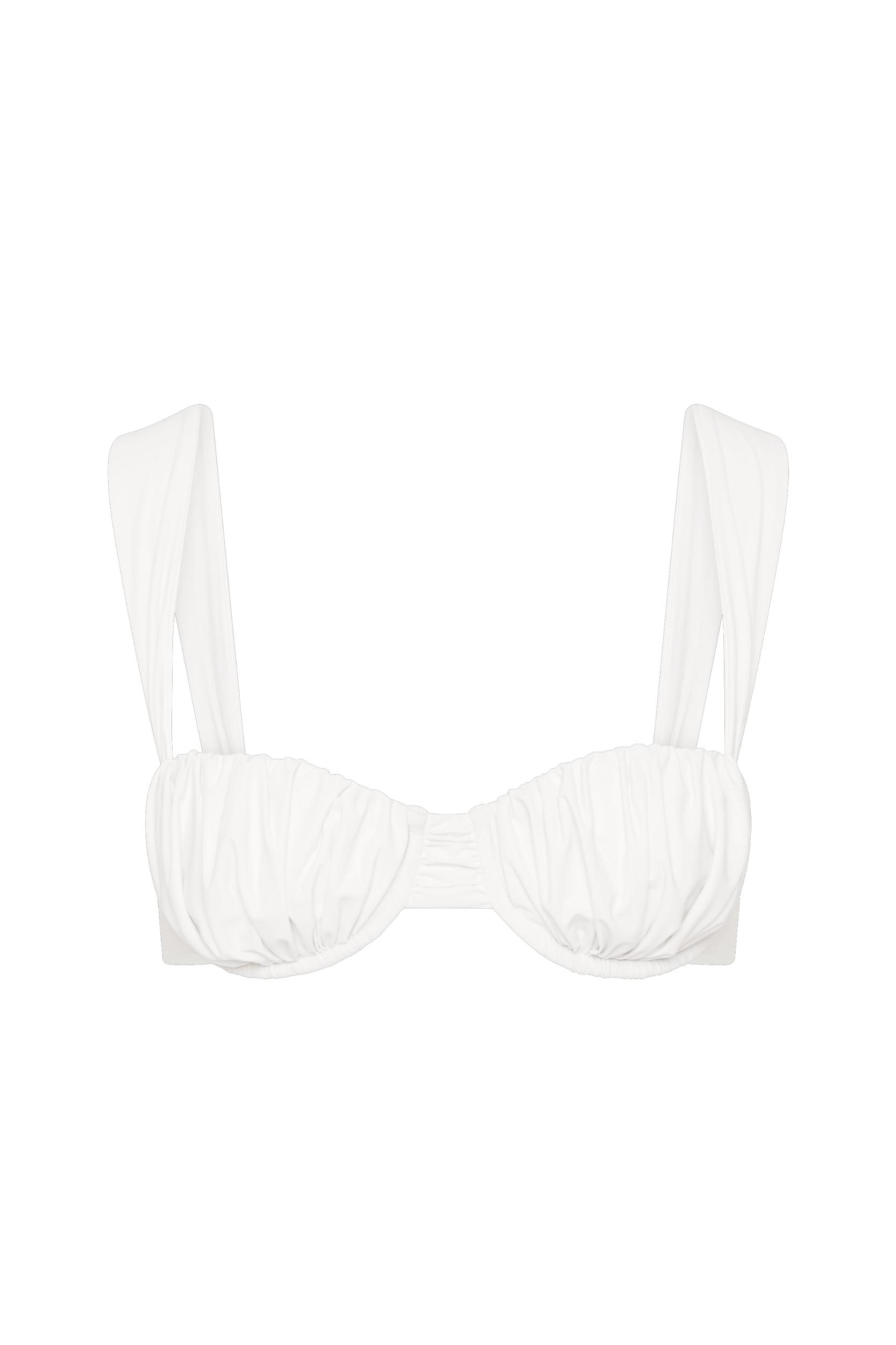 Emily Bikini Top White - Final Sale Product Image