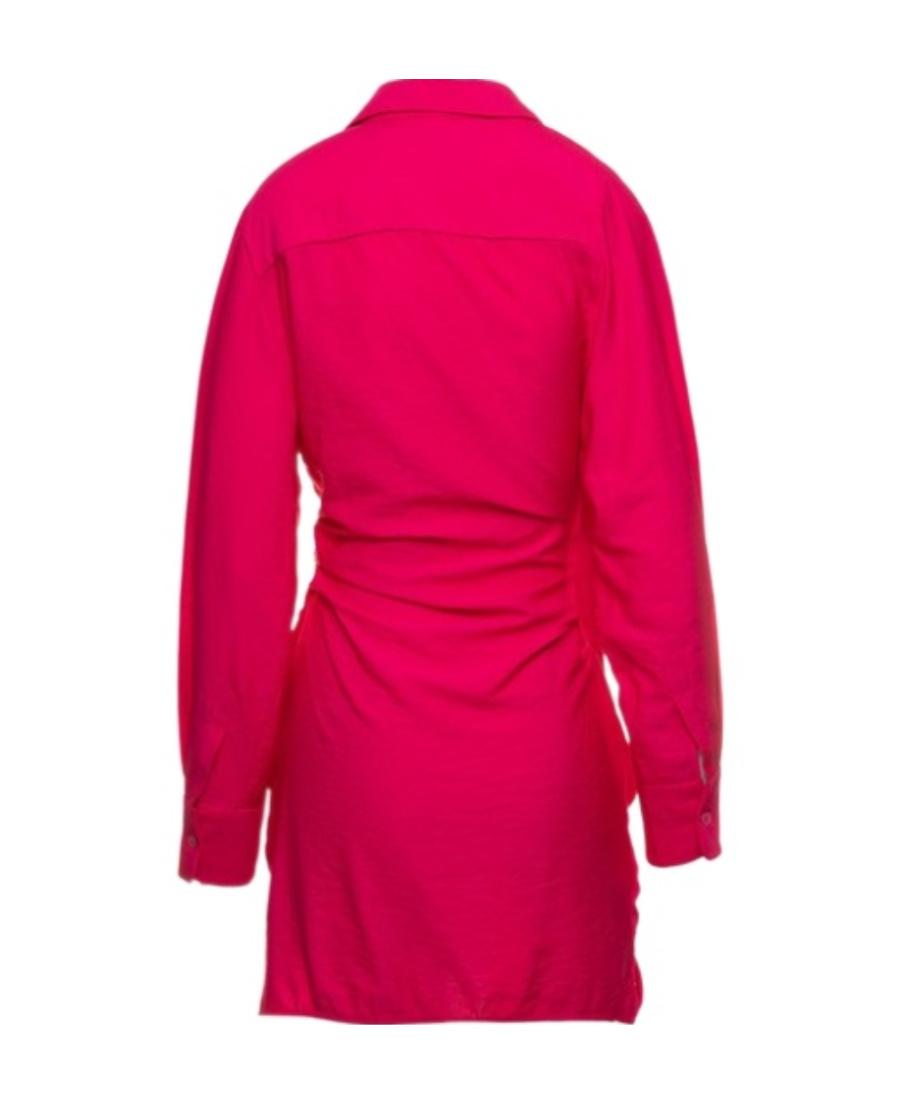 JACQUEMUS La Robe Bahia Tie-detail Minidress In Pink Product Image