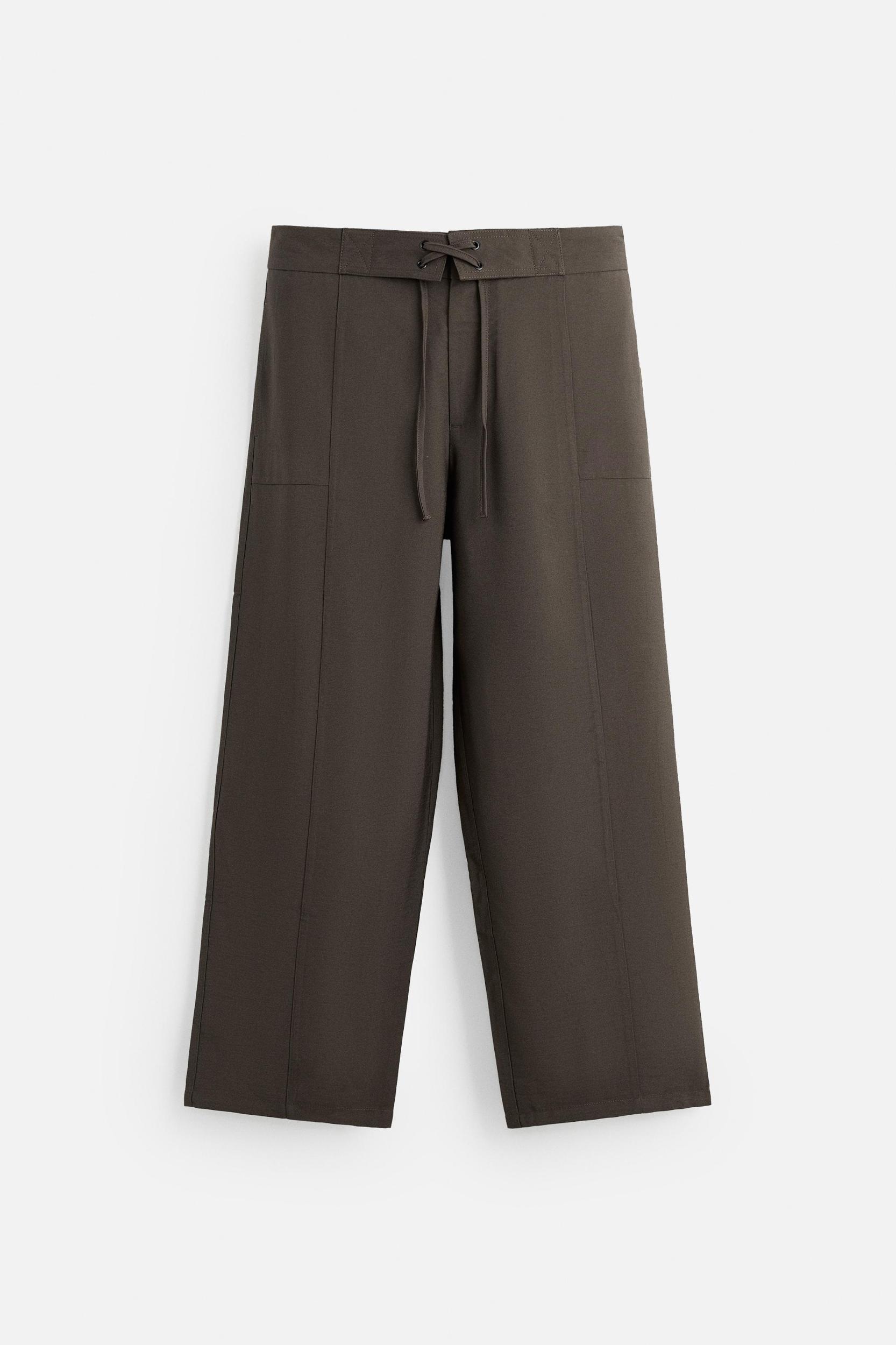 FLOWY DRAWSTRING PANTS Product Image