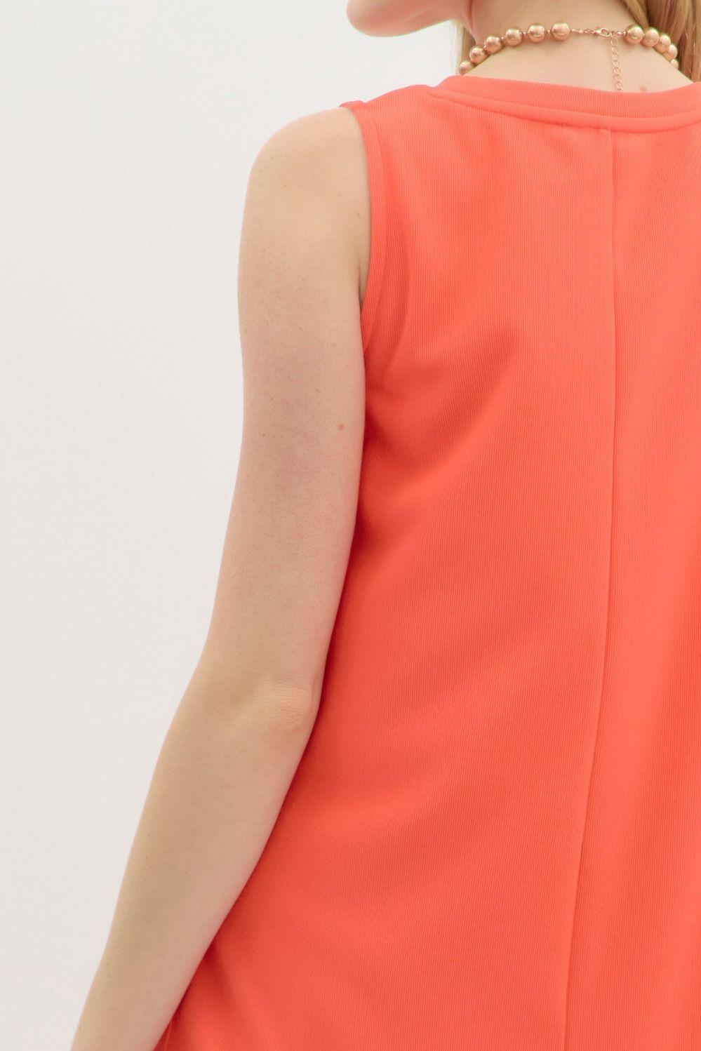 Coral Crush Midi Dress Product Image