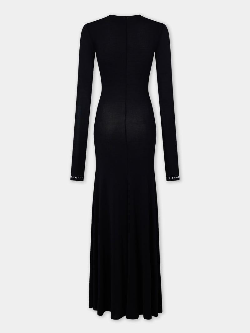 SECOND-SKIN LONG DRESS IN JERSEY Product Image