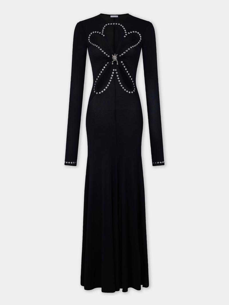 SECOND-SKIN LONG DRESS IN JERSEY Product Image