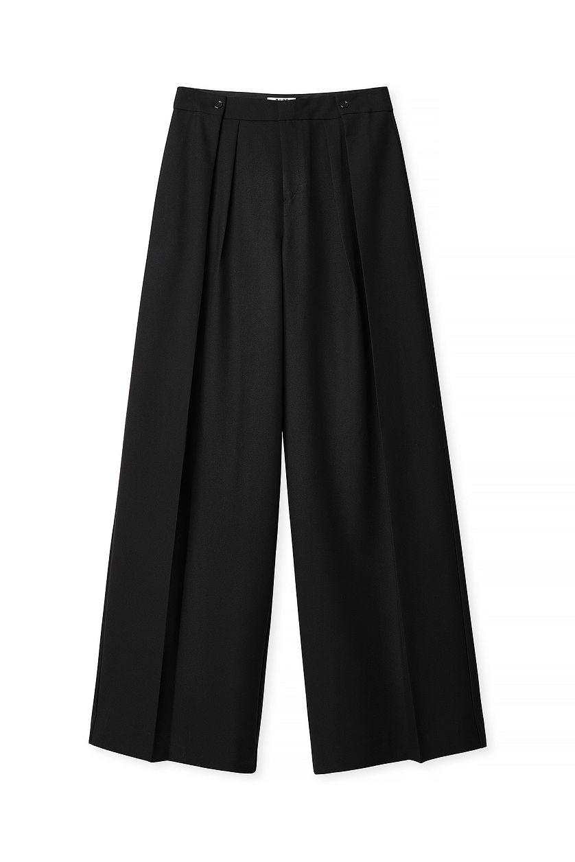 Mid Waist Suit Pants Product Image