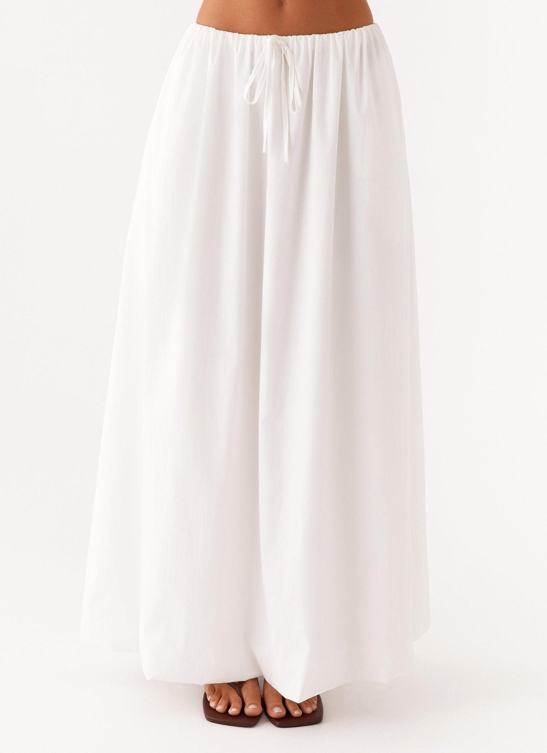 Cheryl Maxi Skirt - White Product Image