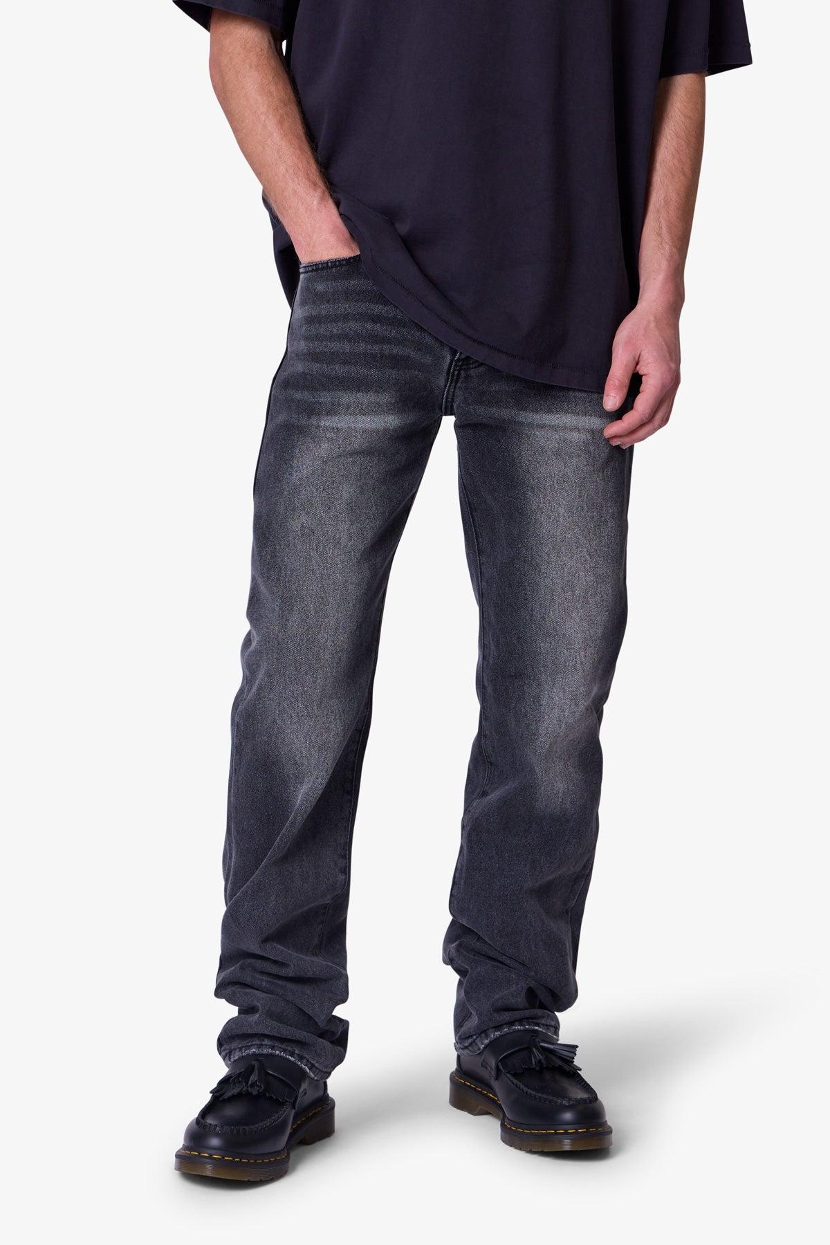 Straight Denim - Washed Black Product Image