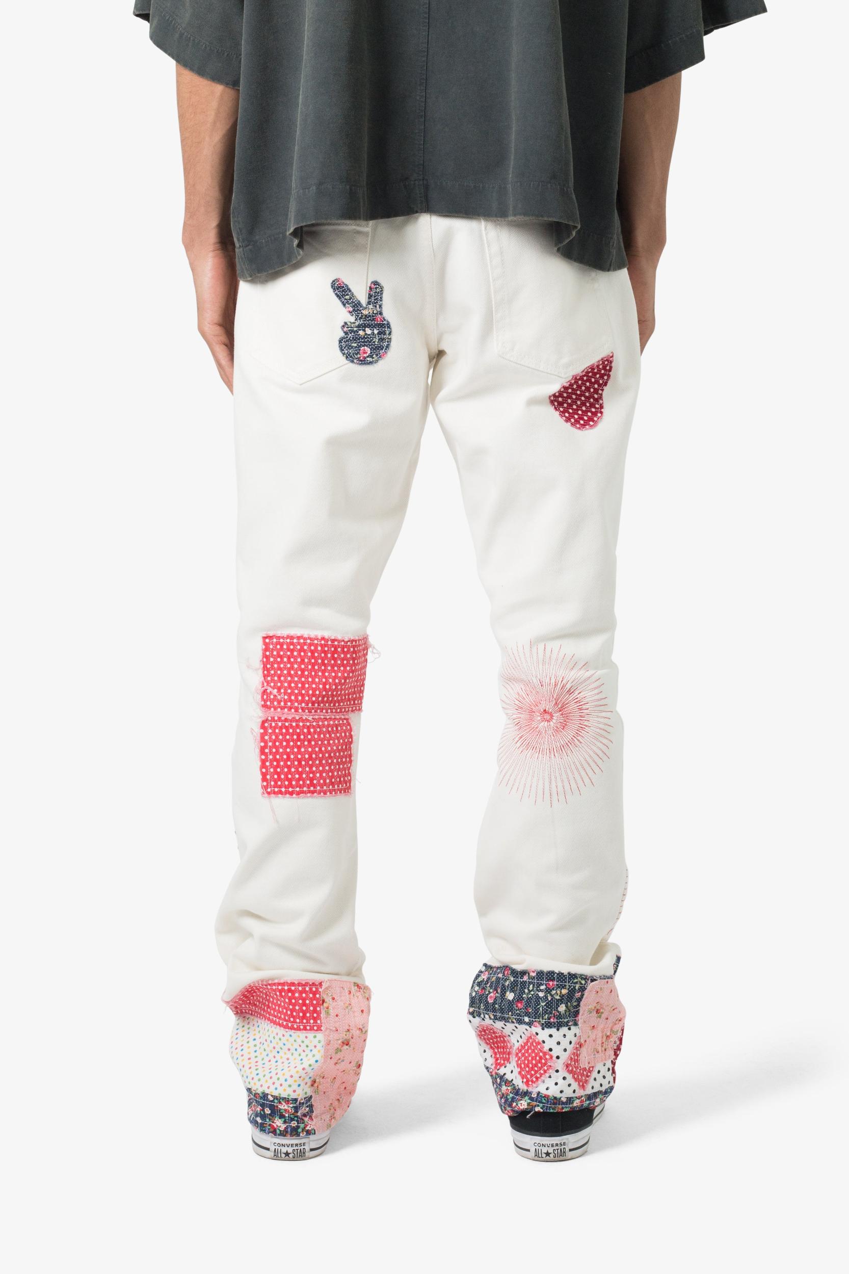B387 Rugged Flare Denim - Off White Product Image