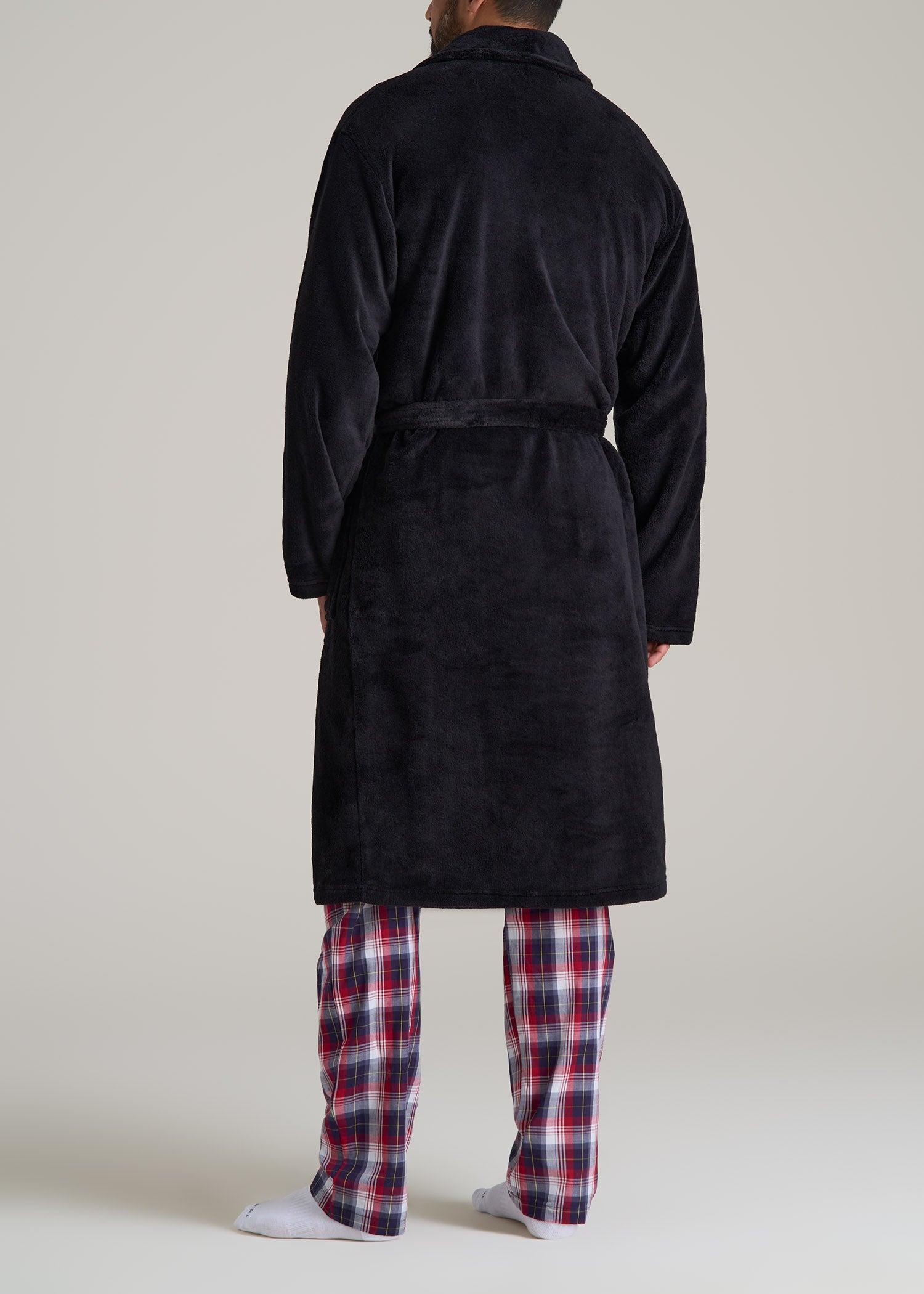 Robe for Tall Men in Black Male Product Image