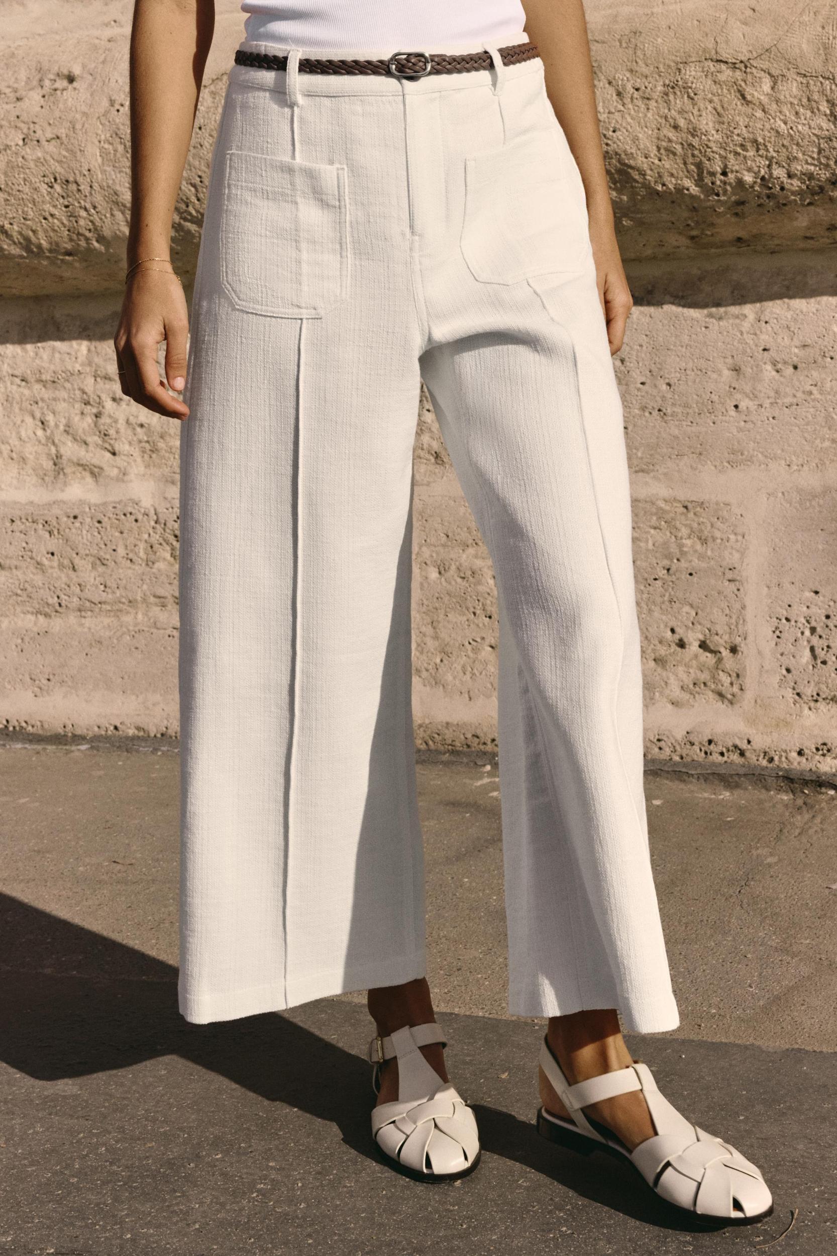 BRAIDED BELT CULOTTES Product Image