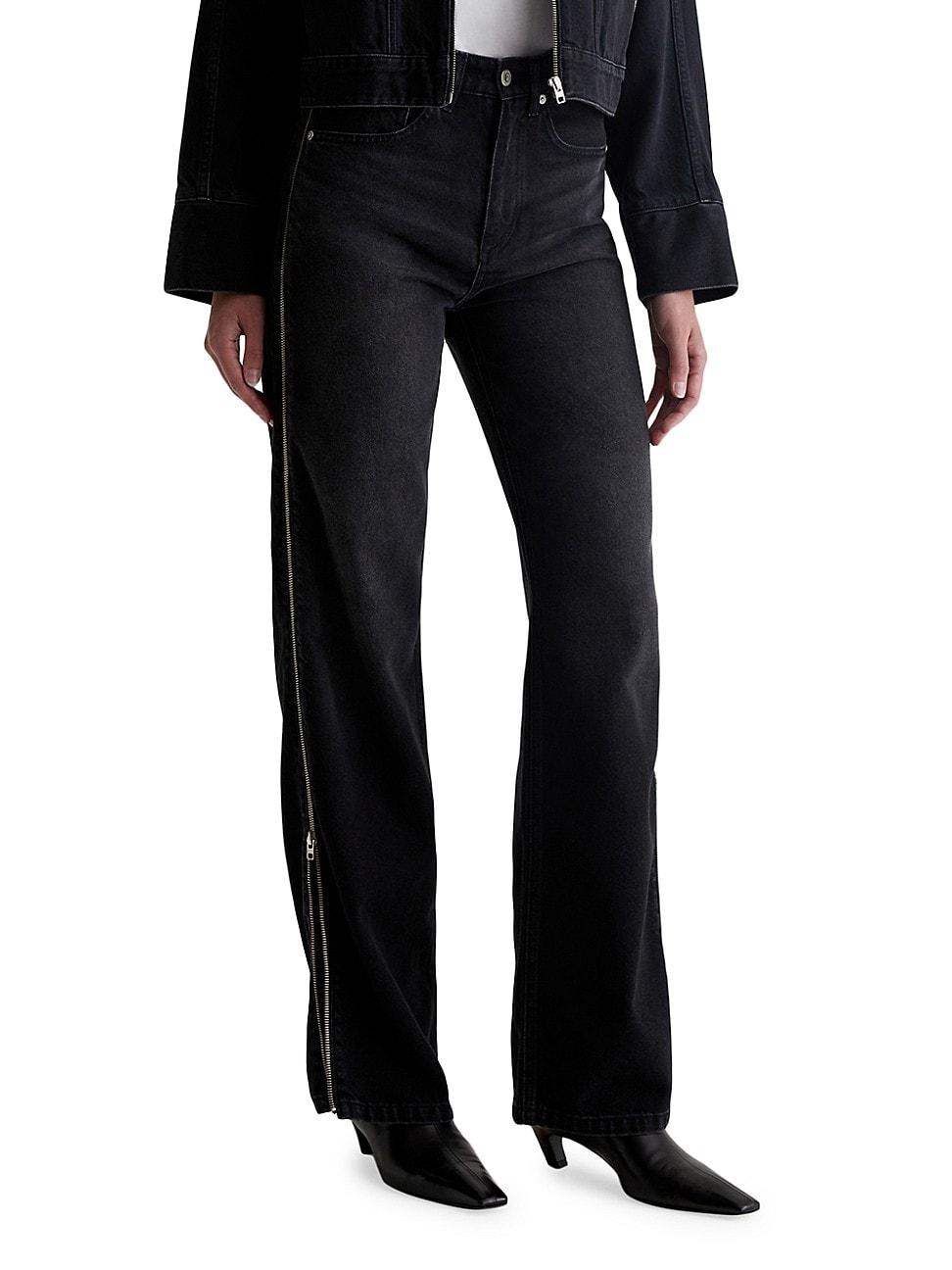 Womens Kora High-Rise Wide-Leg Jeans Product Image