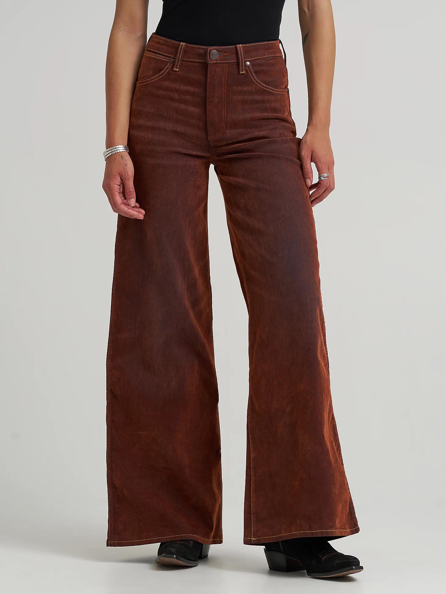 Women's Flocked Trousers | Women's JEANS | Wrangler® Product Image