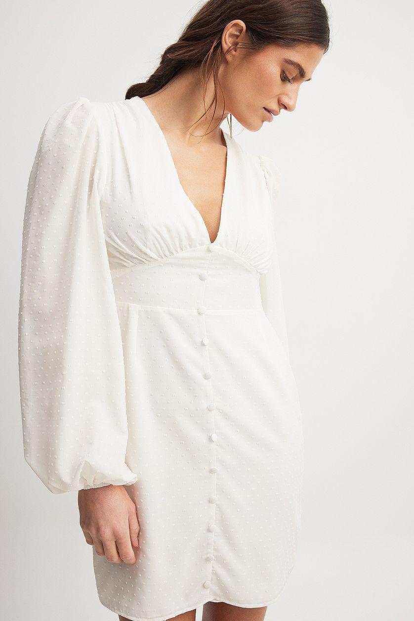 Dobby Dot Chiffon Dress Product Image