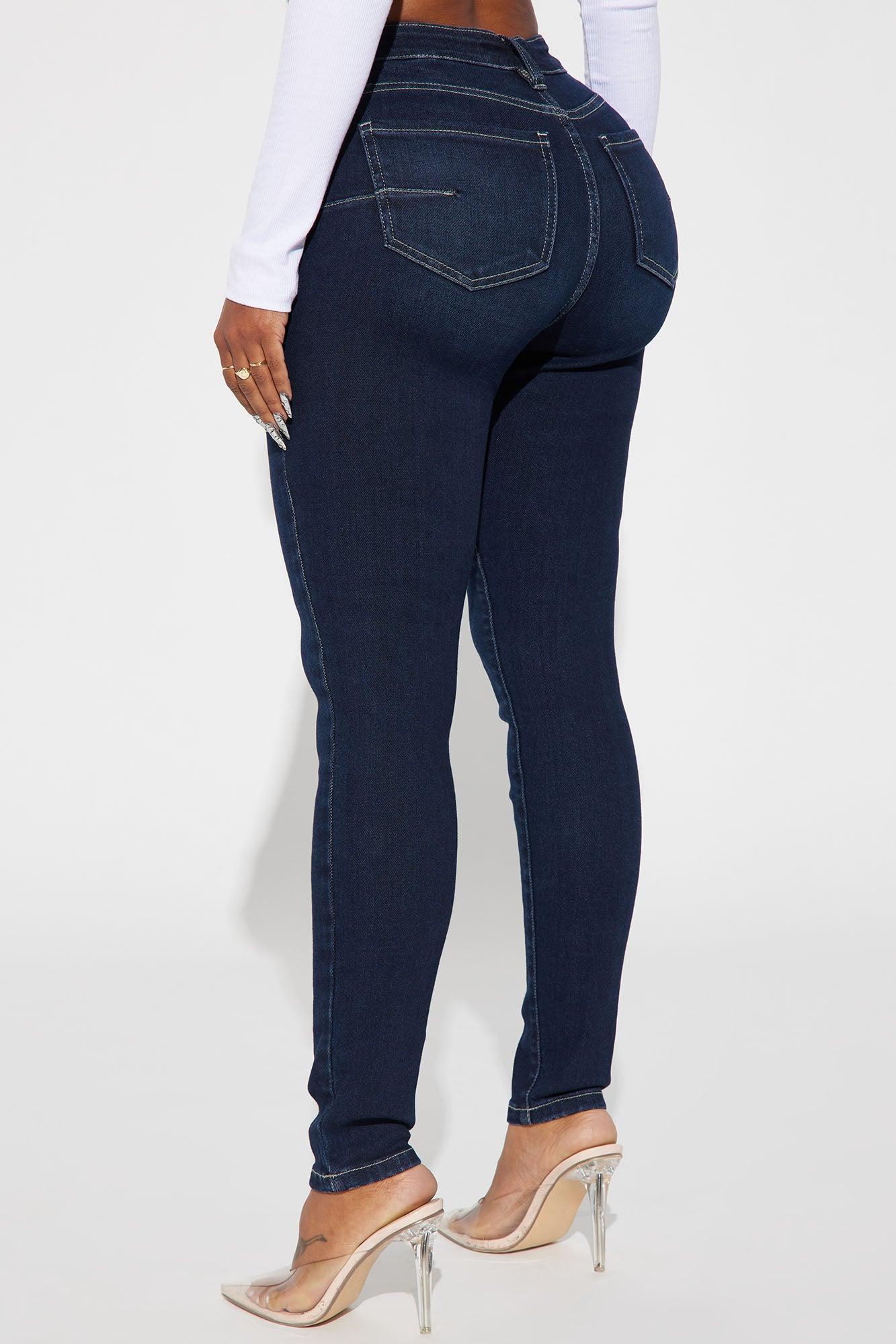 Just Right Sculpting Stretch Skinny Jeans - Dark Wash Product Image