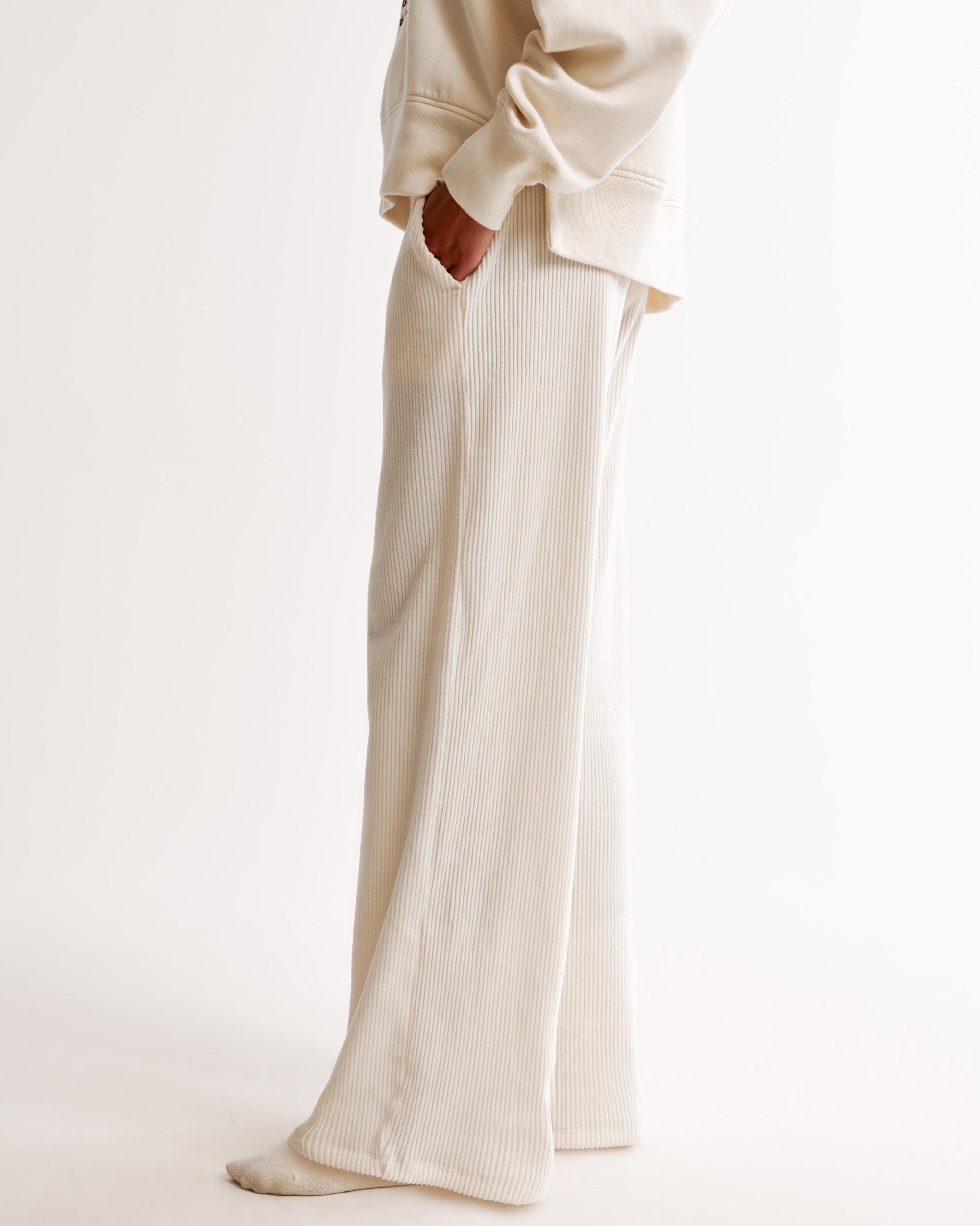 Brushed Rib Wide Leg Sweatpant Product Image