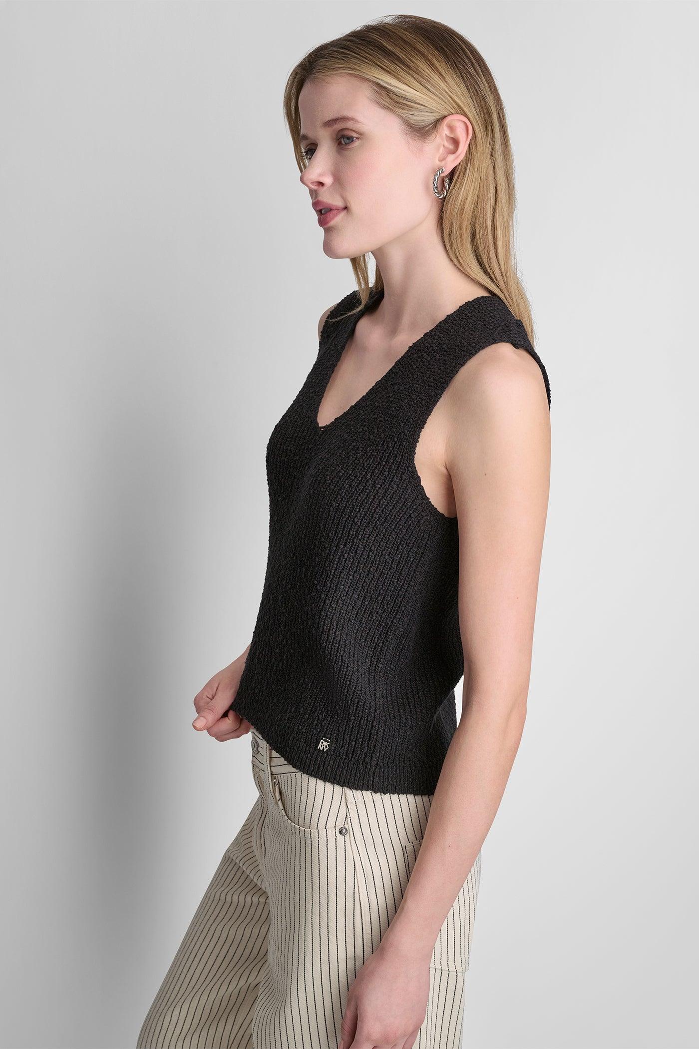 V-NECK SWEATER TANK Product Image