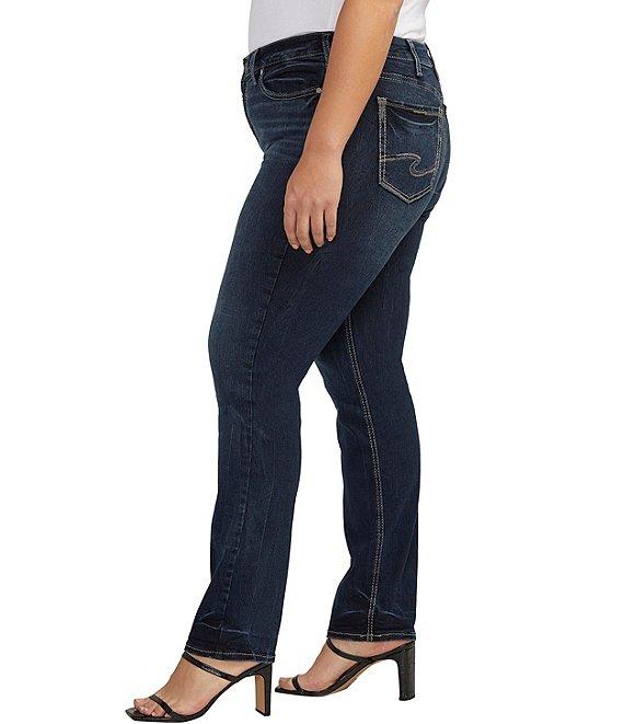Silver Jeans Co. Plus Size Suki Mid-Rise Straight Leg Jean Product Image