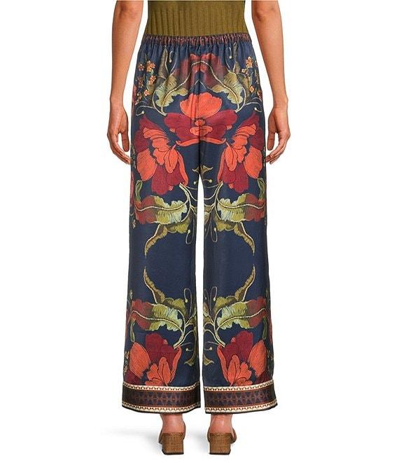 Chelsea & Violet Aurora Coordinating Printed Floral Palazzo Pants Product Image