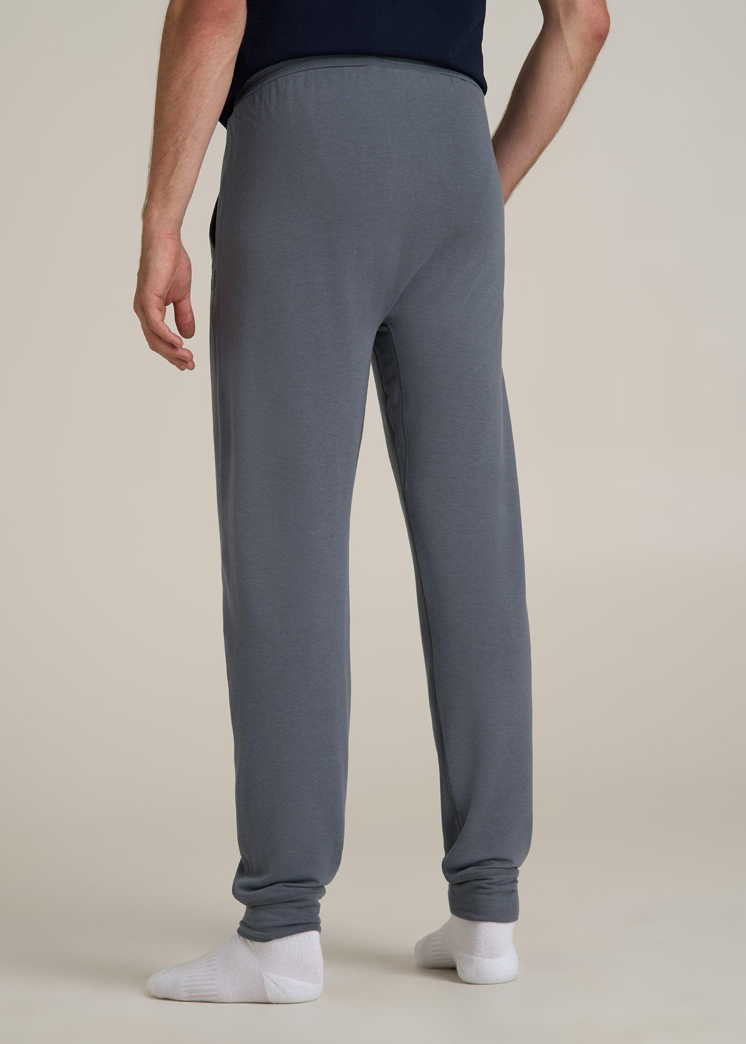 Sleep Joggers for Tall Men in Smoky Blue Male Product Image