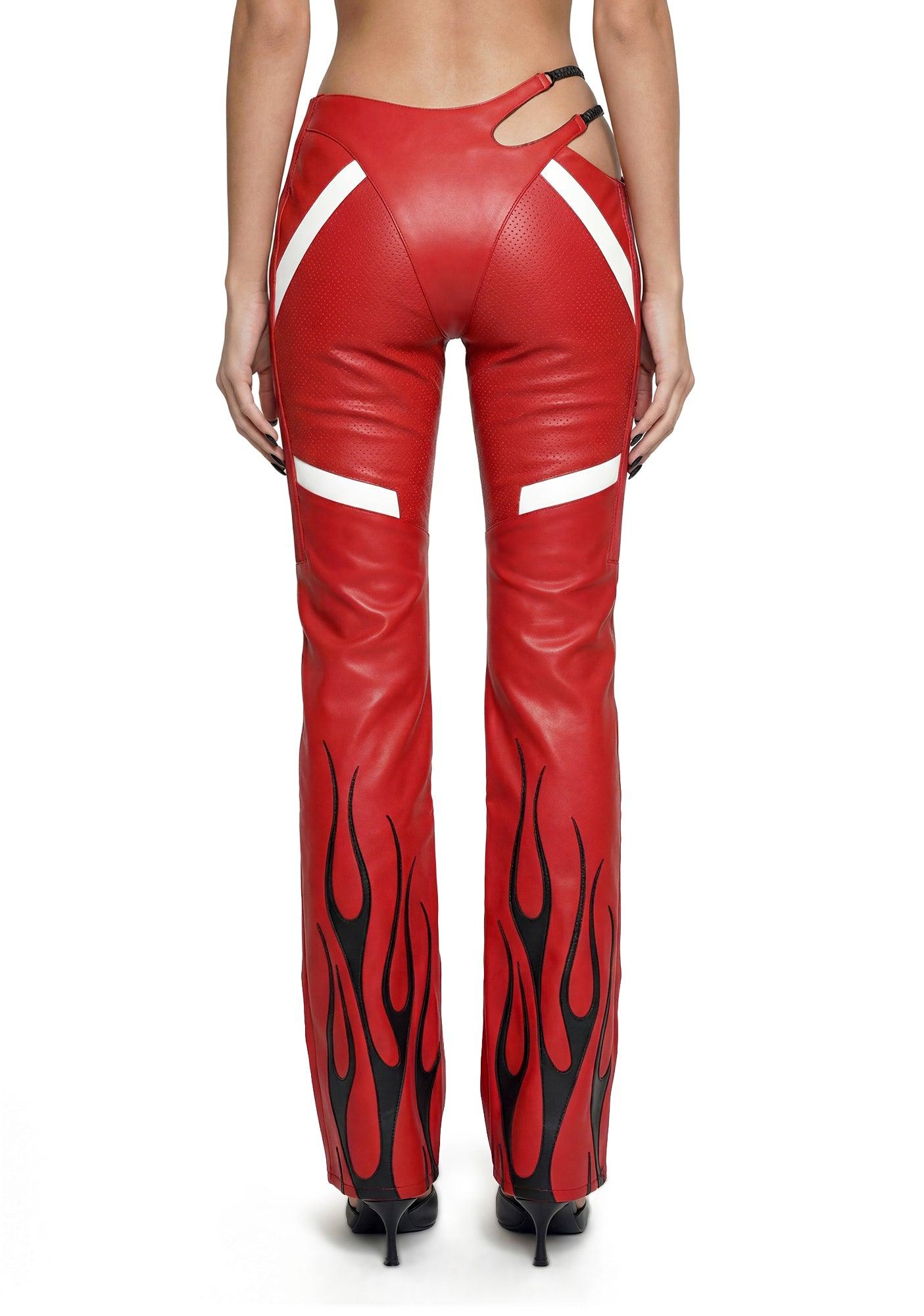 Hollywood Asymmetrical Moto Trousers Product Image